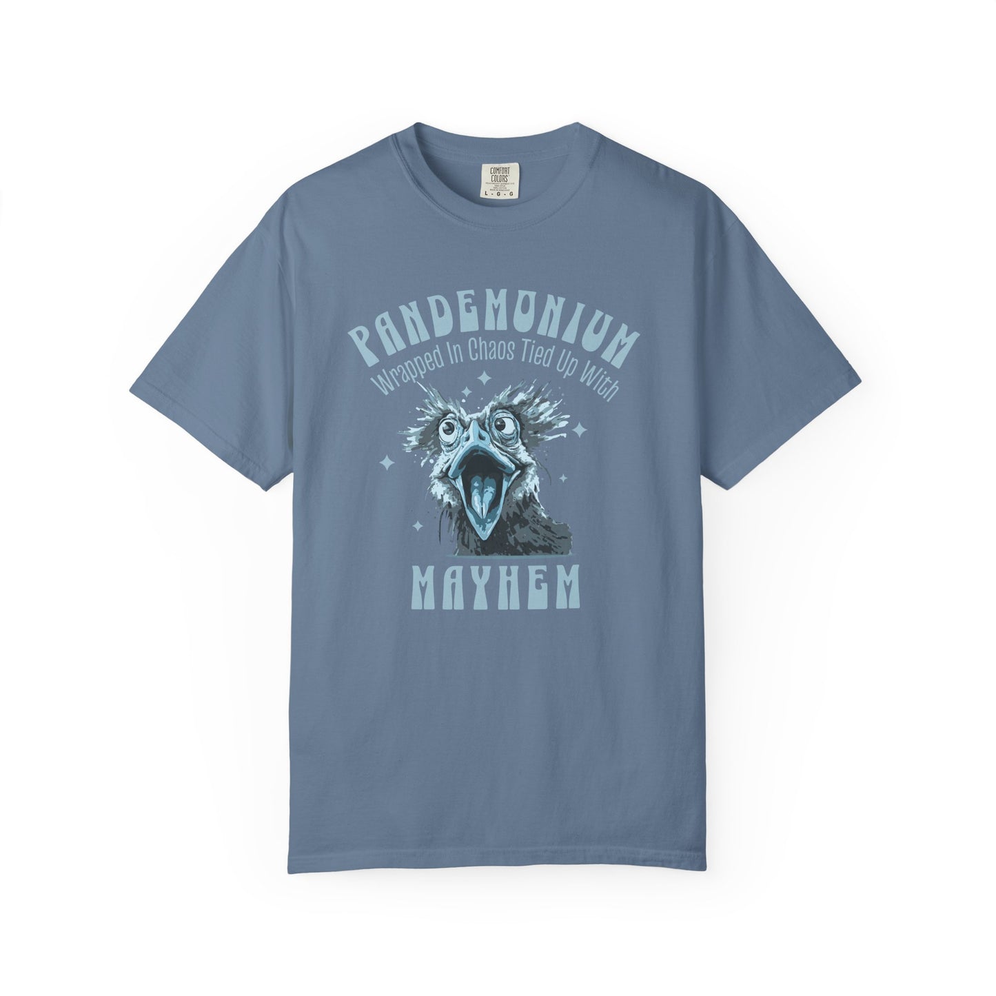 Retro Funny Crazy Chicken T-Shirt Farmer Shirt Animal Lover Shirt Unique Gift for Farm Animal Lovers Viral Trendy Gift For Birthday T-Shirt Printify Blue Jean S