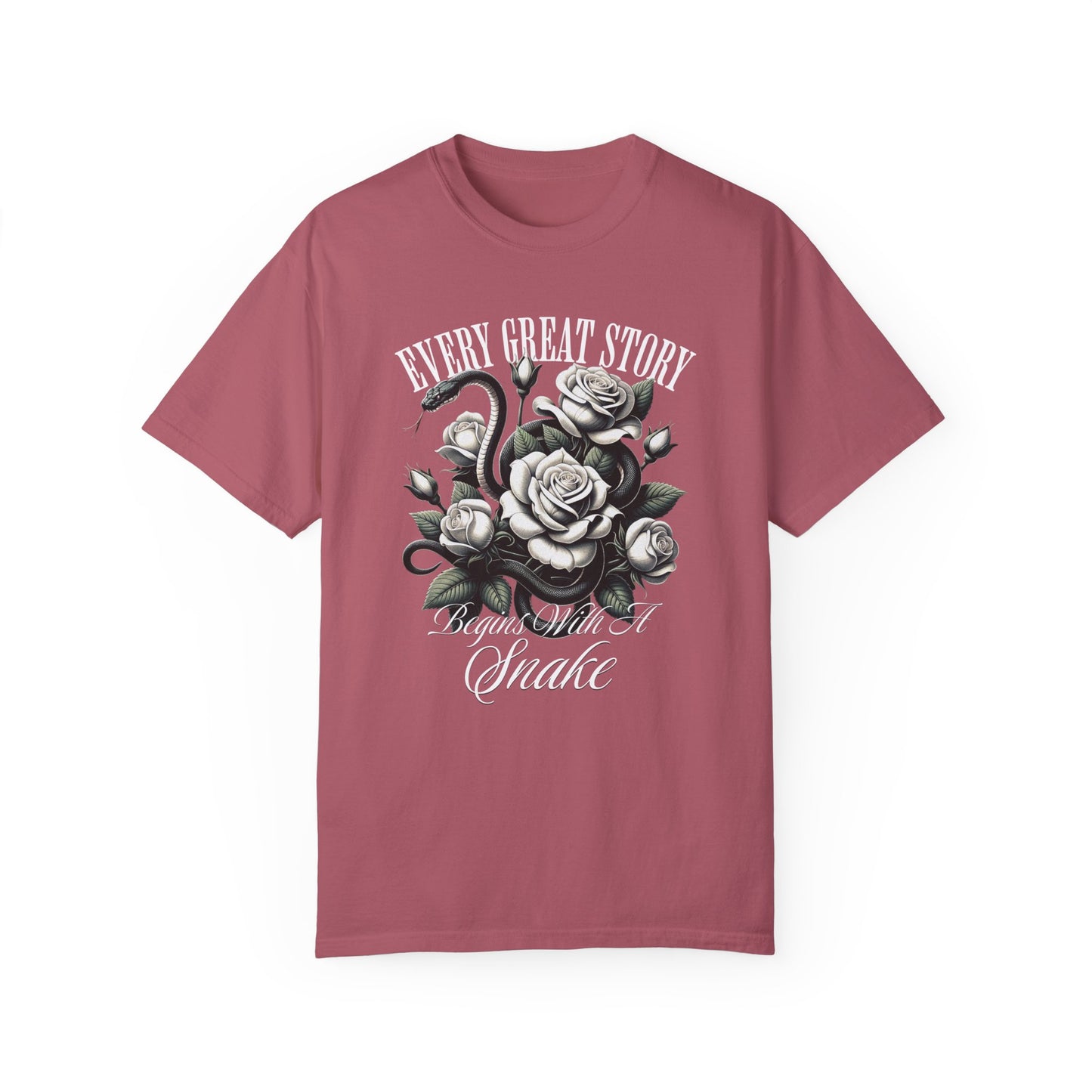 Snake Romance TShirt Romantasy Reader Dark Gift For Morally Grey Dark Fantasy Romance Novel Lover Haunting Goth Romance Shirt For Book Club T-Shirt Printify