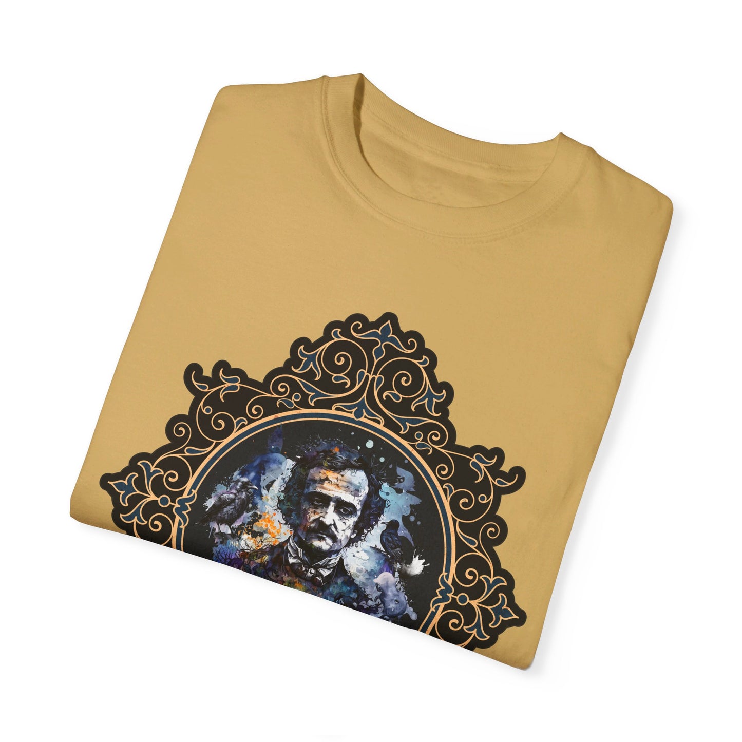Edgar Allan Poe Shirt, Poet, Poetry Lover Tee, Book, Reading Lover Shirt, Halloween, Gothic, Light Academia Gifts, Comfort Colours TShirt T-Shirt Printify