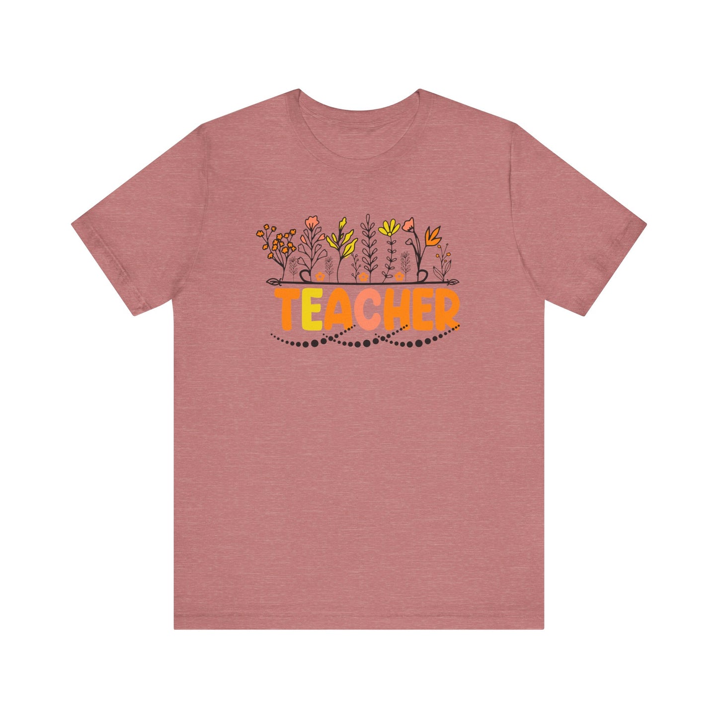 Cute Teacher TShirt Gift, Education Tee, Elementary School Teacher Appreciation, Funny Back To School Shirt, Teacher T-Shirt, Teacher Tee T-Shirt Printify Heather Mauve XS
