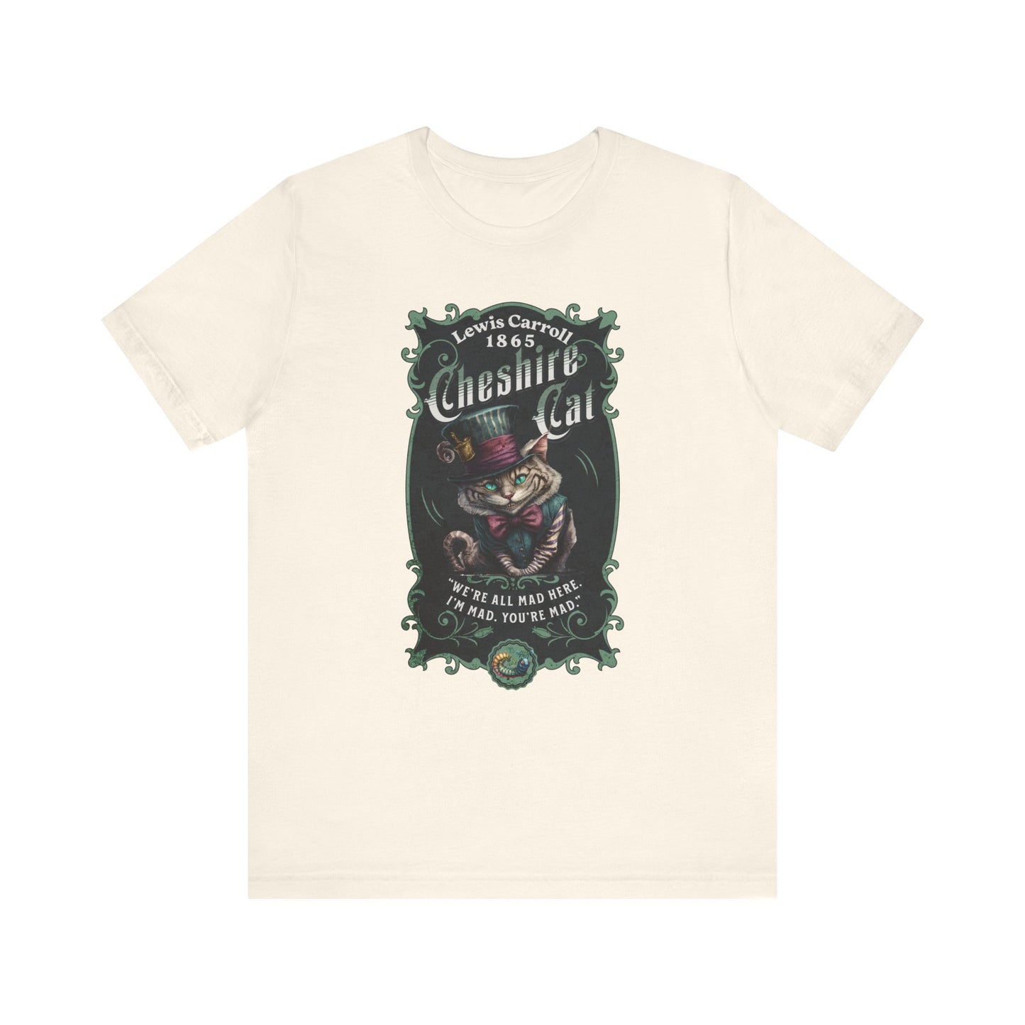 3001 Unisex Jersey Short Sleeve Tee Alice in Wonderland T-Shirt Printify Natural S