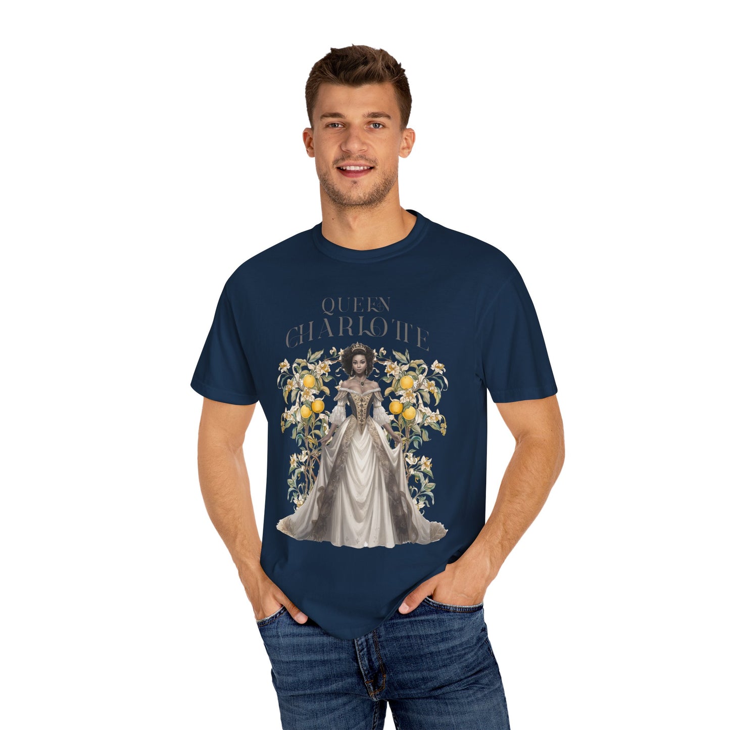 Queen Charlotte T-Shirt Literary Regency Period Tee Historical Drama Series Watching Spilling The Tea Theme Gift for Her Birthday Christmas