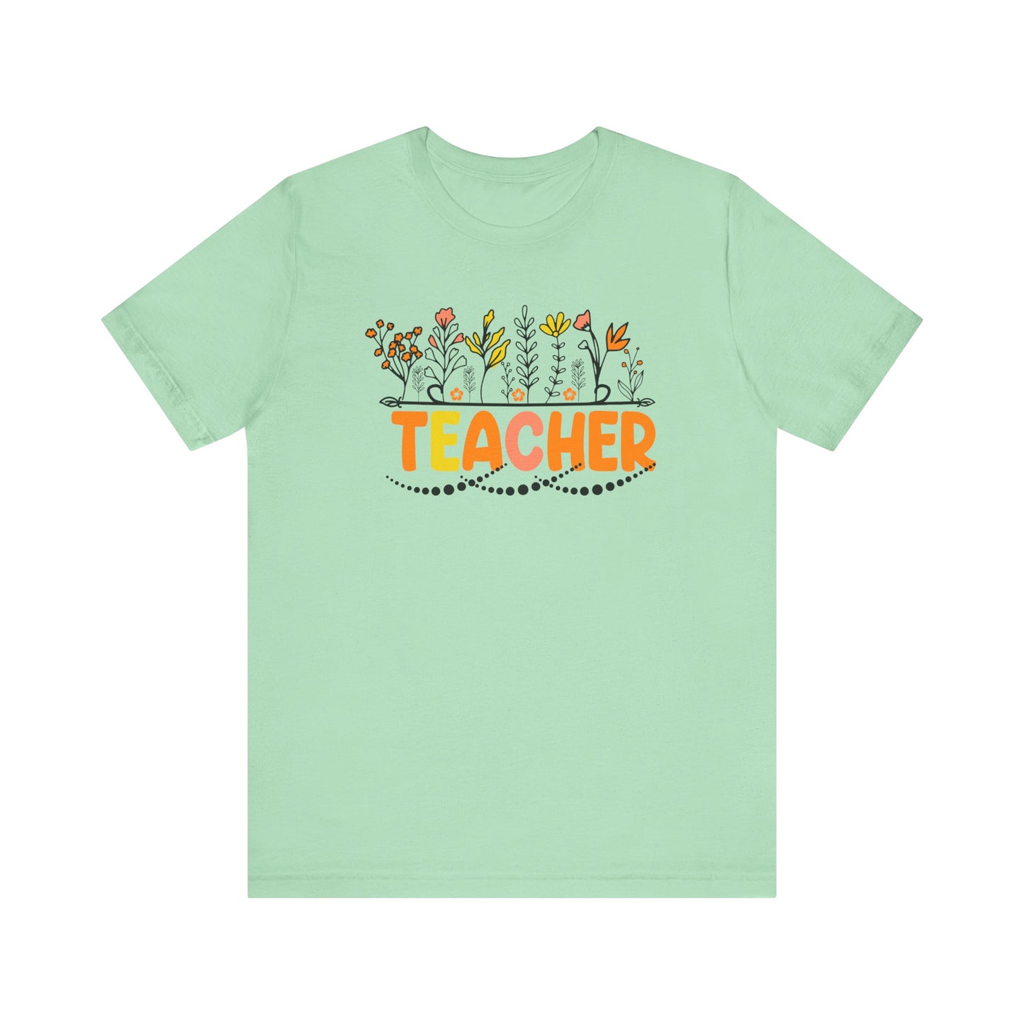 Cute Teacher TShirt Gift, Education Tee, Elementary School Teacher Appreciation, Funny Back To School Shirt, Teacher T-Shirt, Teacher Tee T-Shirt Printify Mint XS