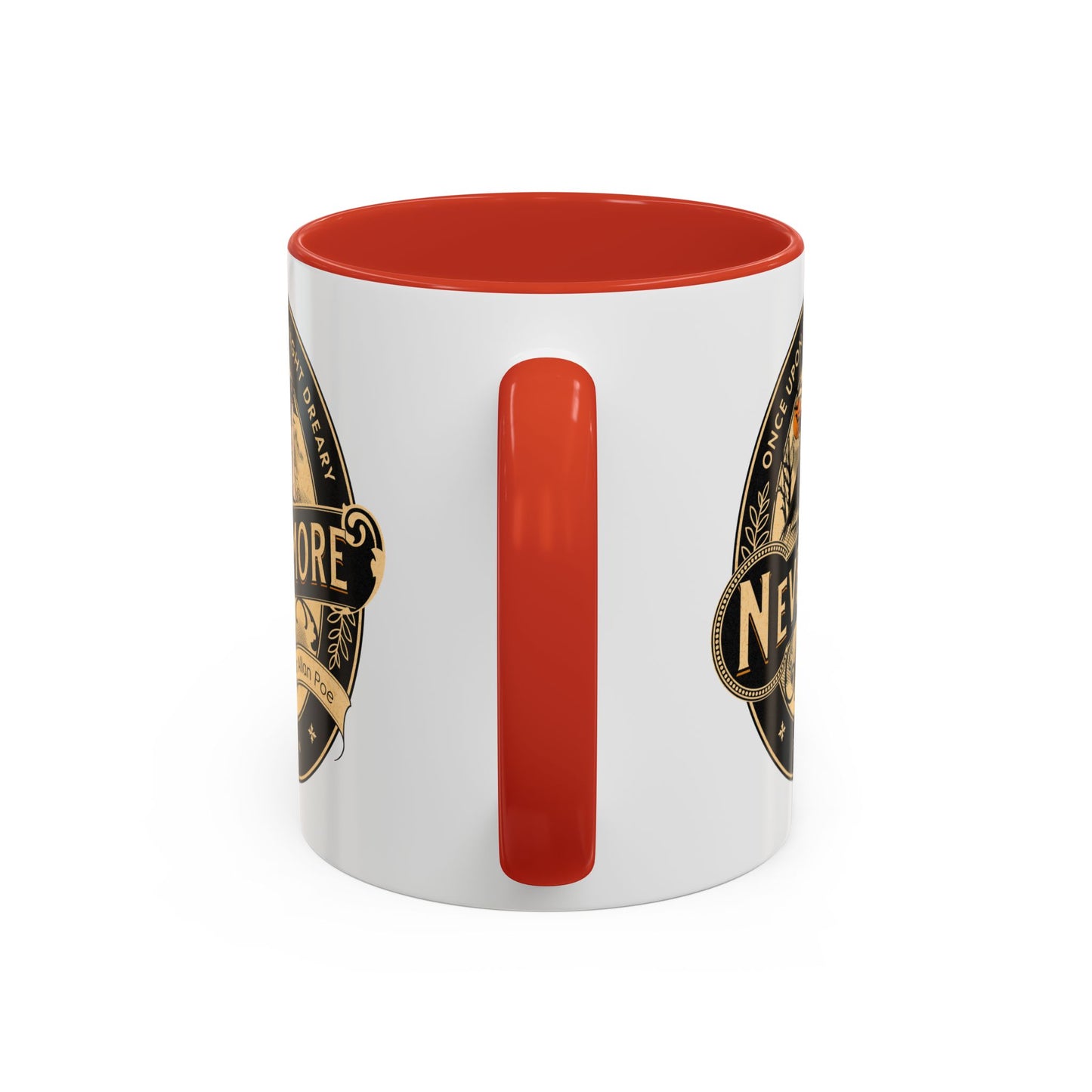 Edgar Allan Poe Coffee Mug, The Raven, Spooky Halloween Coffee, Tea Mug, Haunting Horror Movie Gift for Halloween, Dark Academia, Book Lover Mug Printify