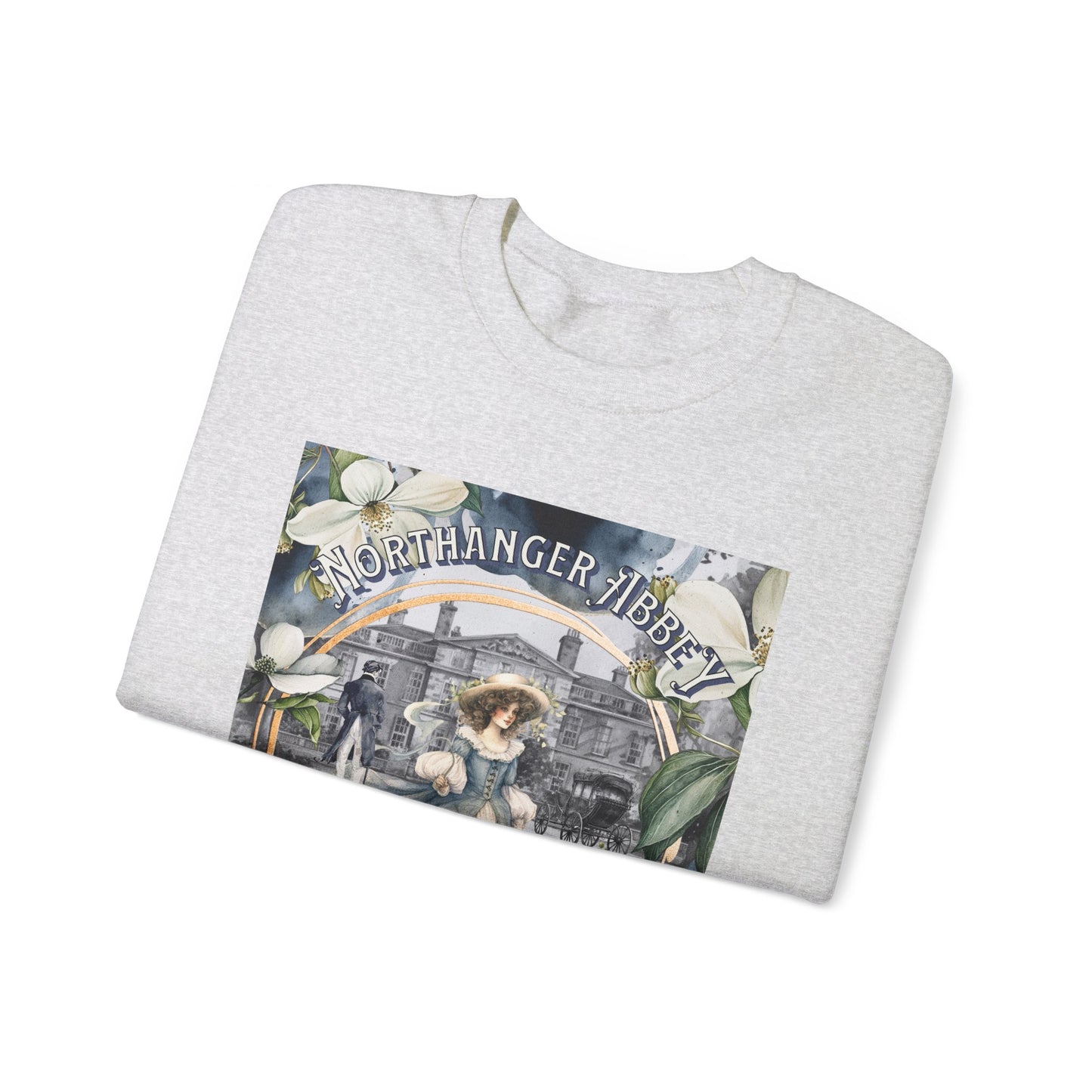 Jane Austen Sweatshirt, Northanger Abbey Historical Romance Sweater, Bookish Literary Jane Austen Fan Art Gift, Gift for Her, Bookclub Shirt Sweatshirt Printify