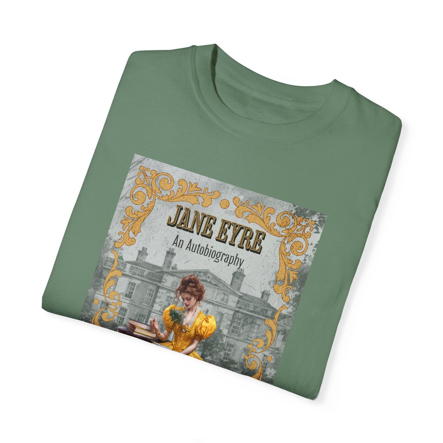 Jane Eyre T-shirt, Charlotte Brontë Historical Romance Comfort Colors Tee, Bookish Literary Brontë Sisters Fan Art Gift for Her, Bookclub T-Shirt Printify