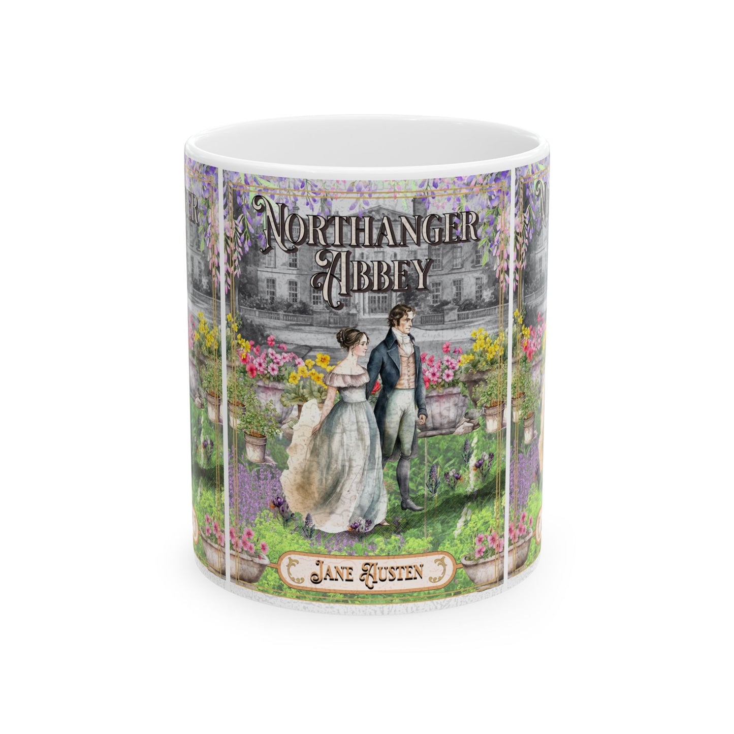 Jane Austen Northanger Abbey Coffee Mug Historical Romance Reader Gift Bookish Literary Birthday Christmas Gift Her Bookclub Gift For BFF Mug Printify 11oz