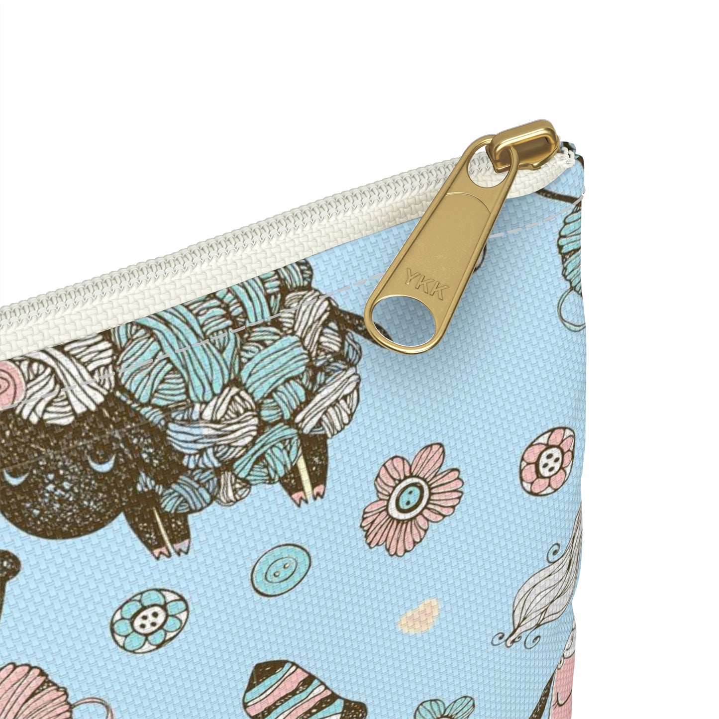 Crochet, Knitting or Crafting Accessory Pouch, Crochet Gift, Knitting Gift, Craft Organization or Storage Bag or Pouch. Bags Printify