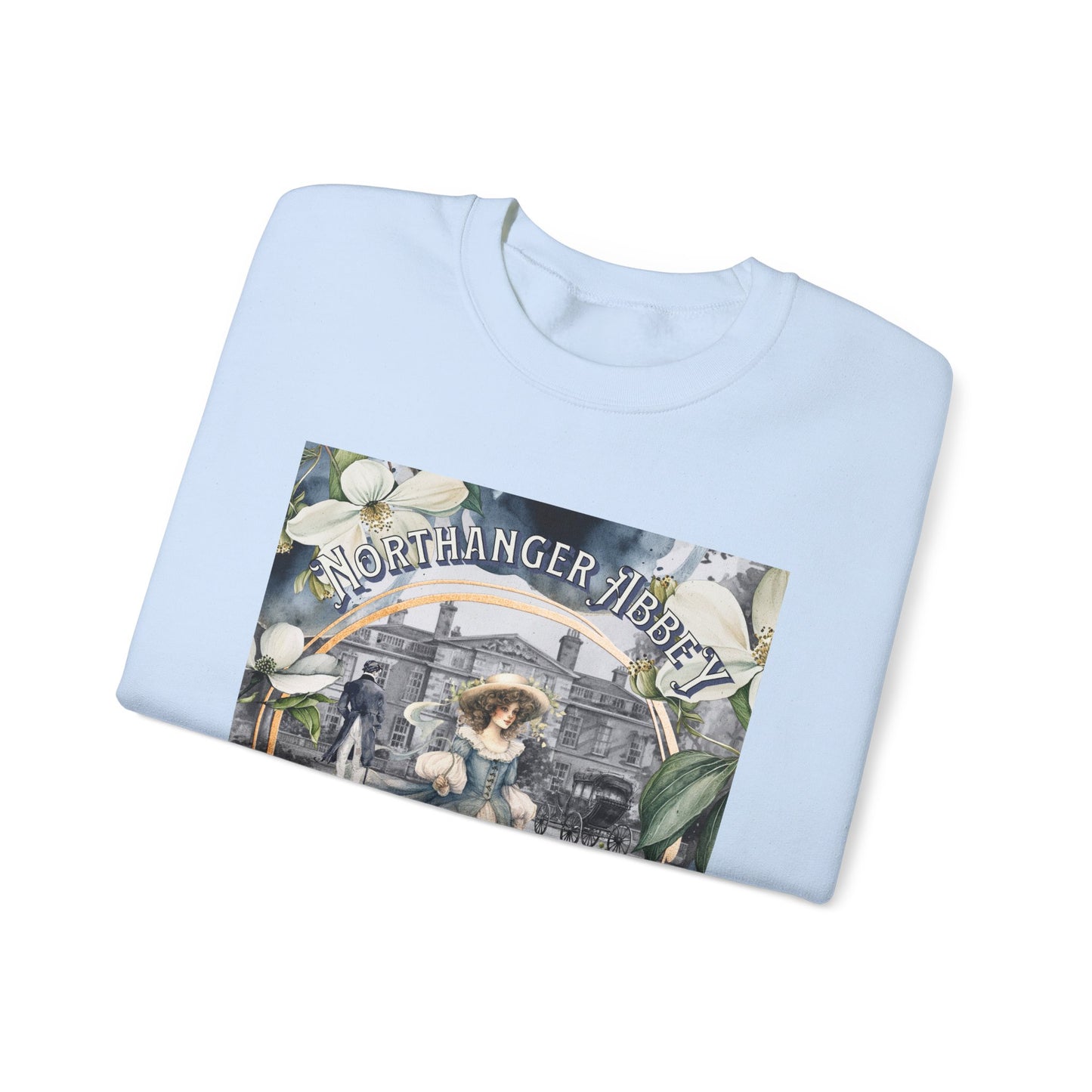 Jane Austen Sweatshirt, Northanger Abbey Historical Romance Sweater, Bookish Literary Jane Austen Fan Art Gift, Gift for Her, Bookclub Shirt Sweatshirt Printify