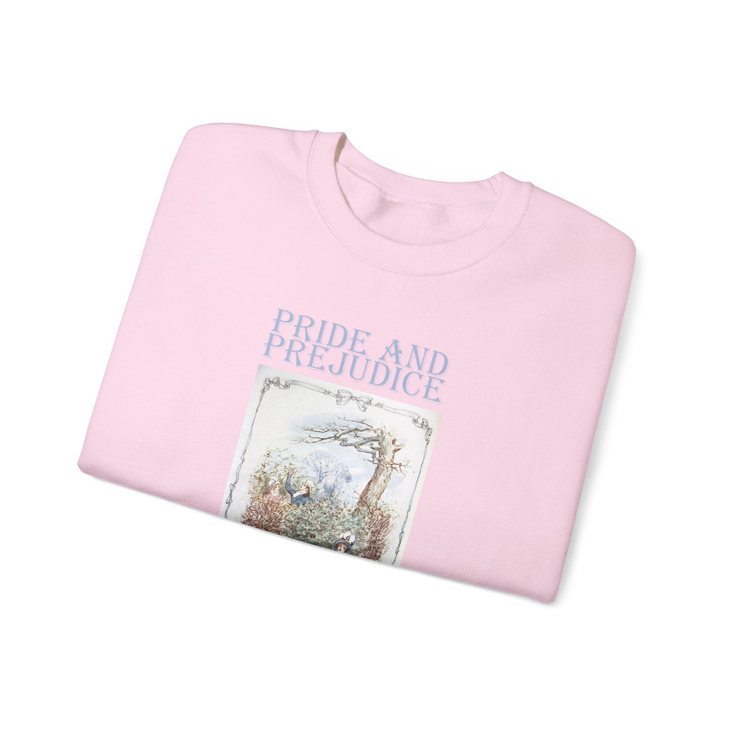 Jane Austen Sweatshirt, Pride & Prejudice Historical Romance Sweater, Bookish Literary Jane Austen Fan Art Gift for Her, Bookclub Shirt Sweatshirt Printify