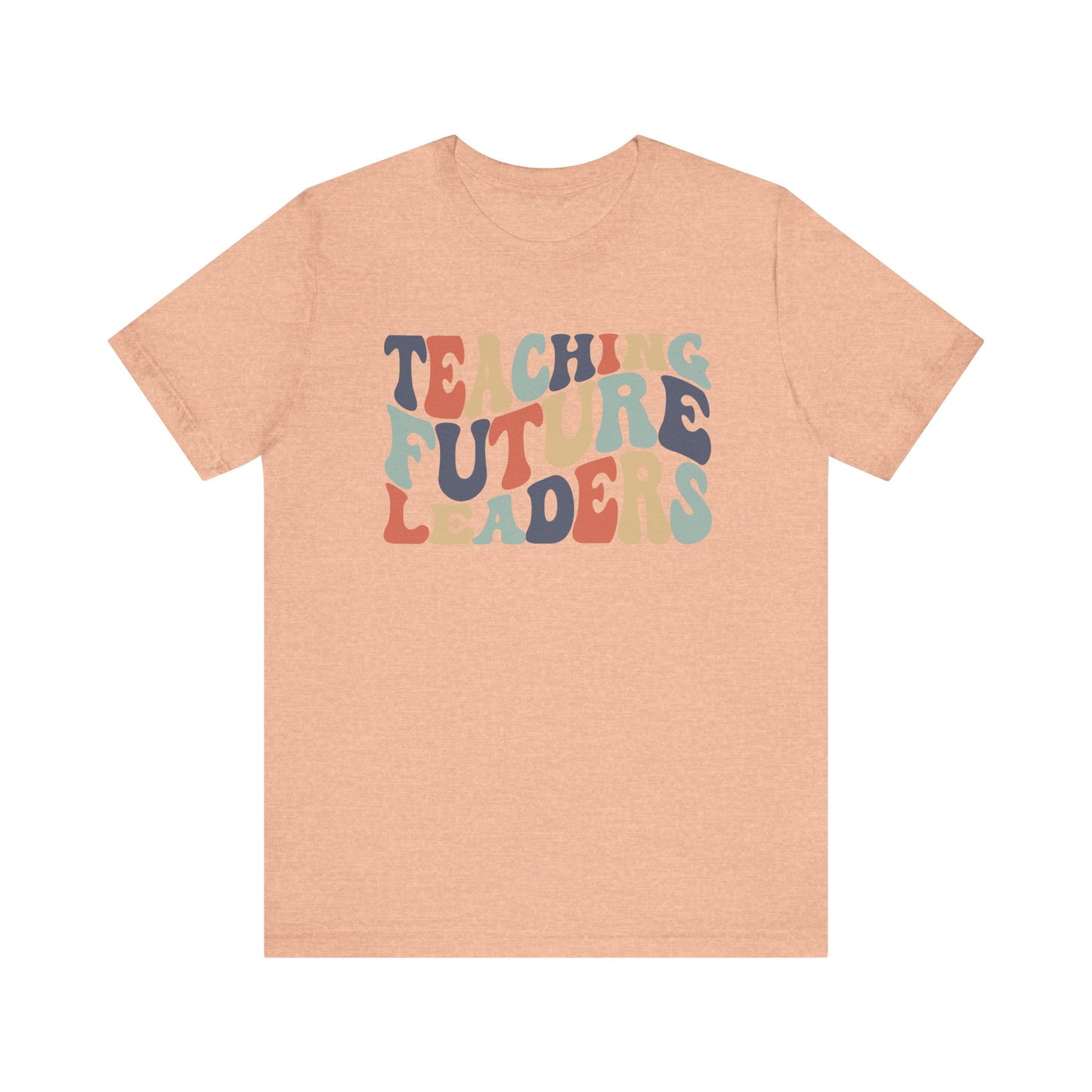 Cute Teacher TShirt Gift, Education Tee, Elementary School Teacher Appreciation, Funny Back To School Shirt, Teacher T-Shirt, Teacher Tee, T-Shirt Printify Heather Peach XS
