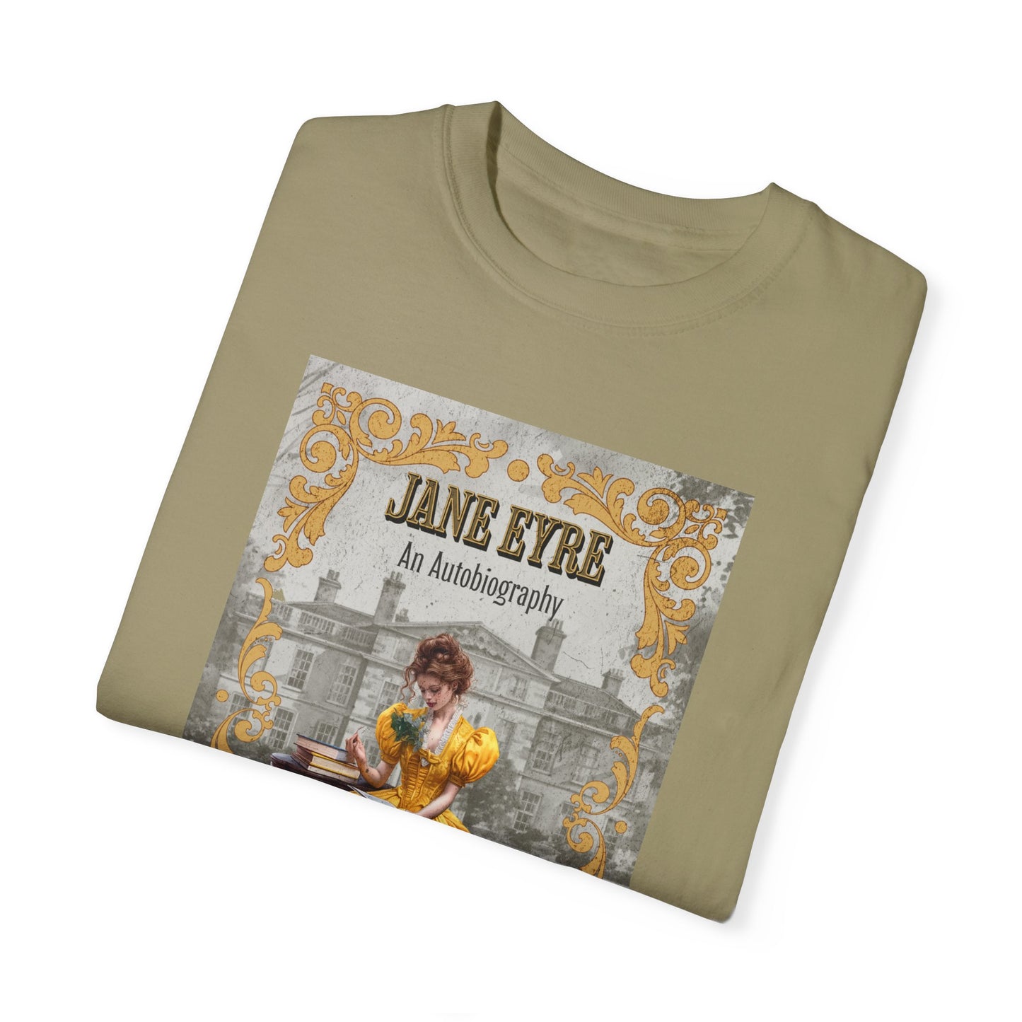 Jane Eyre T-shirt, Charlotte Brontë Historical Romance Comfort Colors Tee, Bookish Literary Brontë Sisters Fan Art Gift for Her, Bookclub T-Shirt Printify