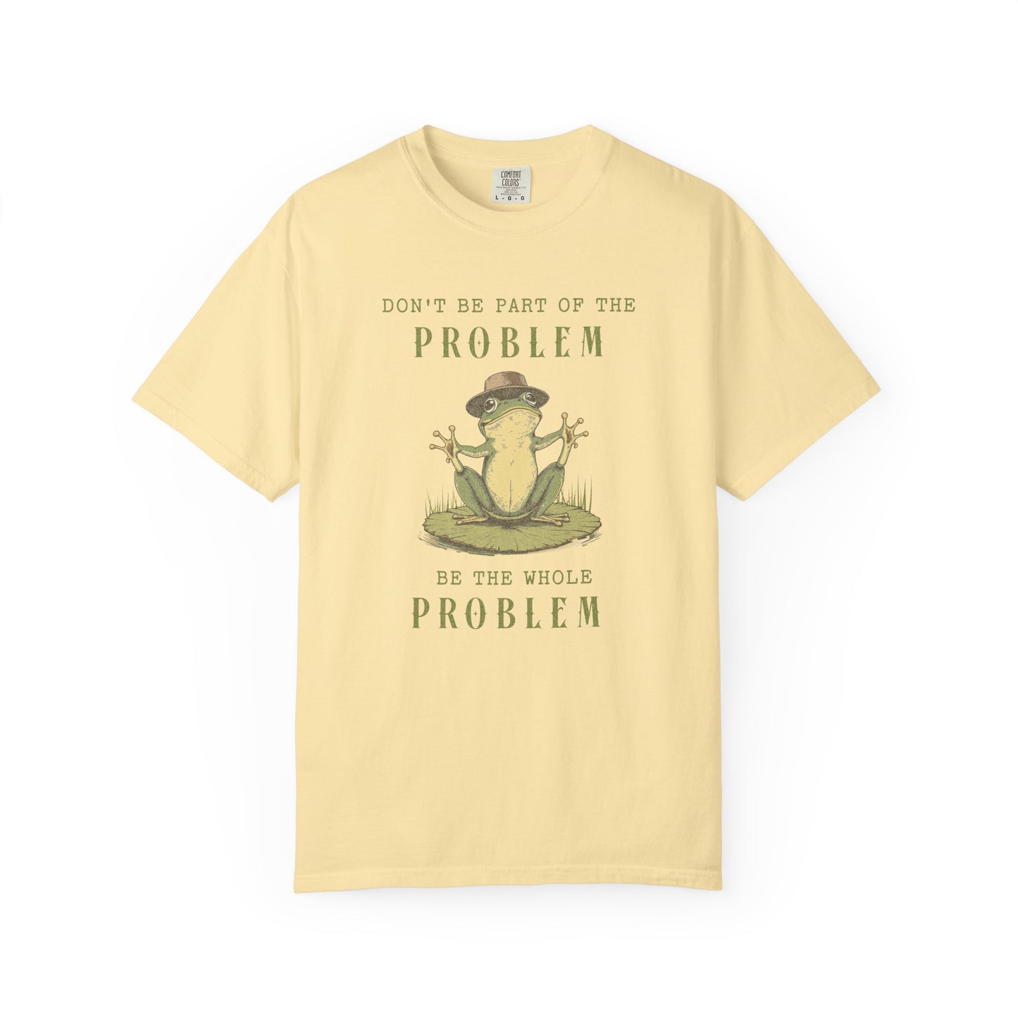 Funny Frog T-Shirt Retro Froggy Meme Shirt Vintage Frog And Toad Aesthetic Frog Lover Gift For Her Calm Vibes Birthday Viral Trendy Shirt T-Shirt Printify Banana S