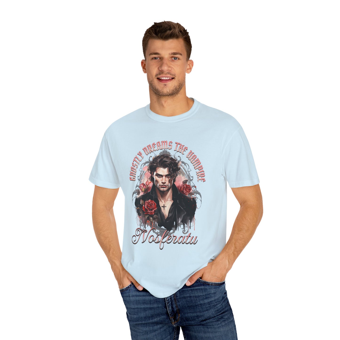 Vampire Nosferatu TShirt Dark Romance Gift For Vampire Lovers Mystic Falls Shirt Halloween Gift For Her Party Paranormal Romance Reader Gift T-Shirt Printify