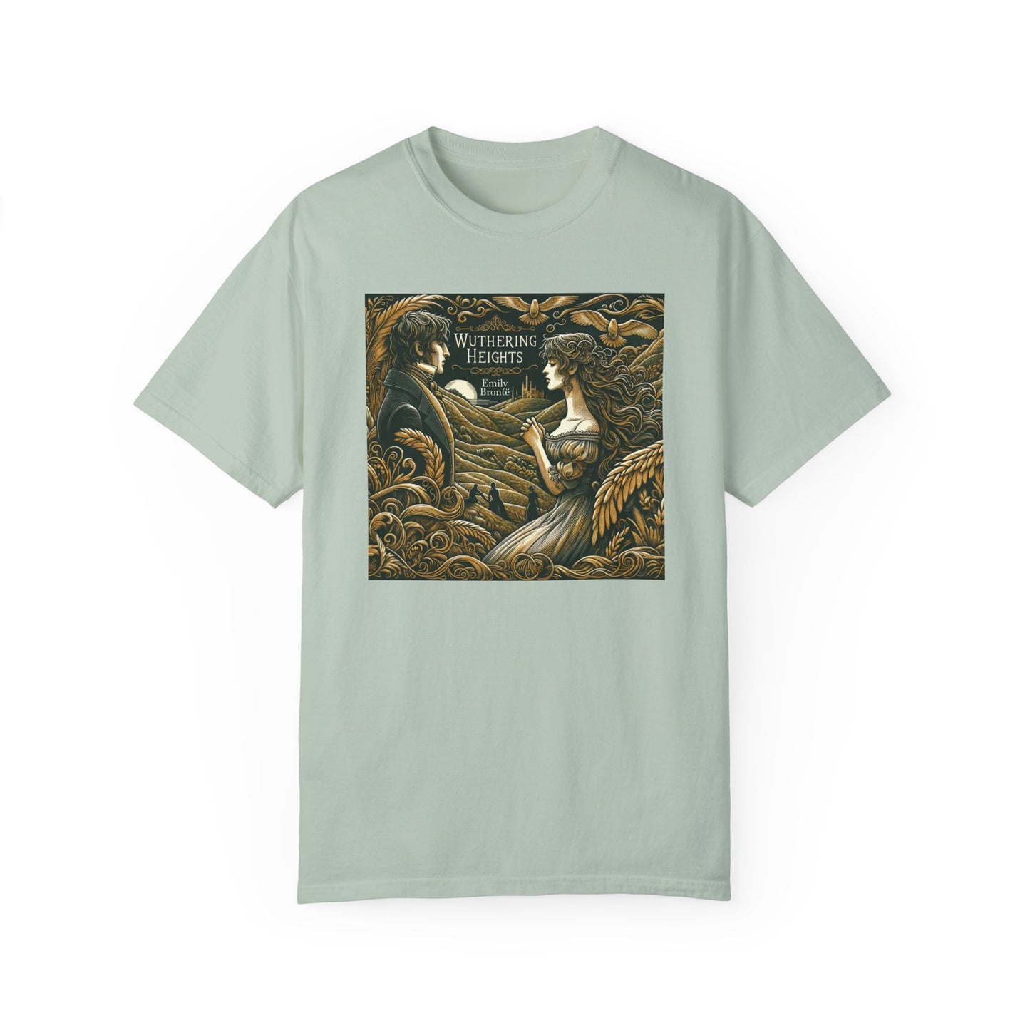 Wuthering Heights T-Shirt Emily Brontë Romantasy Literarure Shirt Bookish Academia Gift For Her Birthday Heathcliffe Bookclub Booknerd Tee T-Shirt Printify Bay S