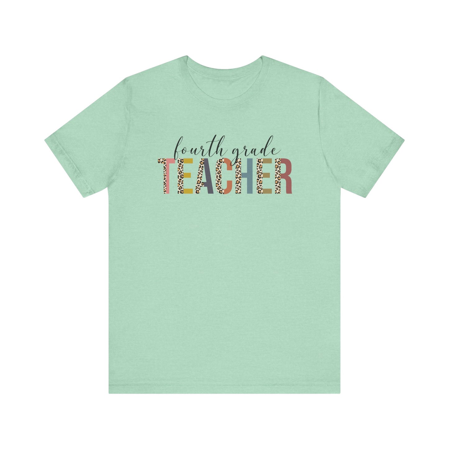 Cute Teacher TShirt Gift, Education Tee, Elementary School Teacher Appreciation, Funny Back To School Shirt, Teacher T-Shirt, Teacher Tee T-Shirt Printify Heather Mint XS