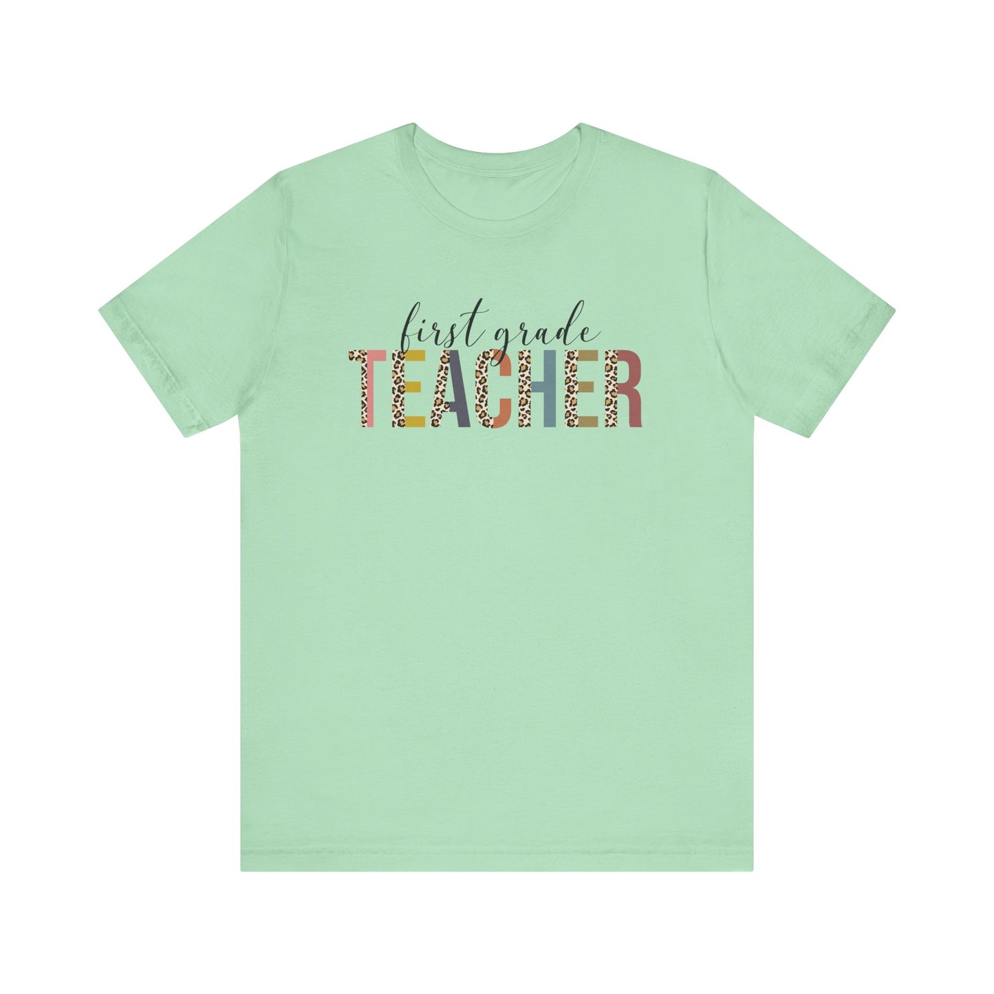 Cute Teacher TShirt Gift, Education Tee, Elementary School Teacher Appreciation, Funny Back To School Shirt, Teacher T-Shirt, Teacher Tee T-Shirt Printify Mint XS