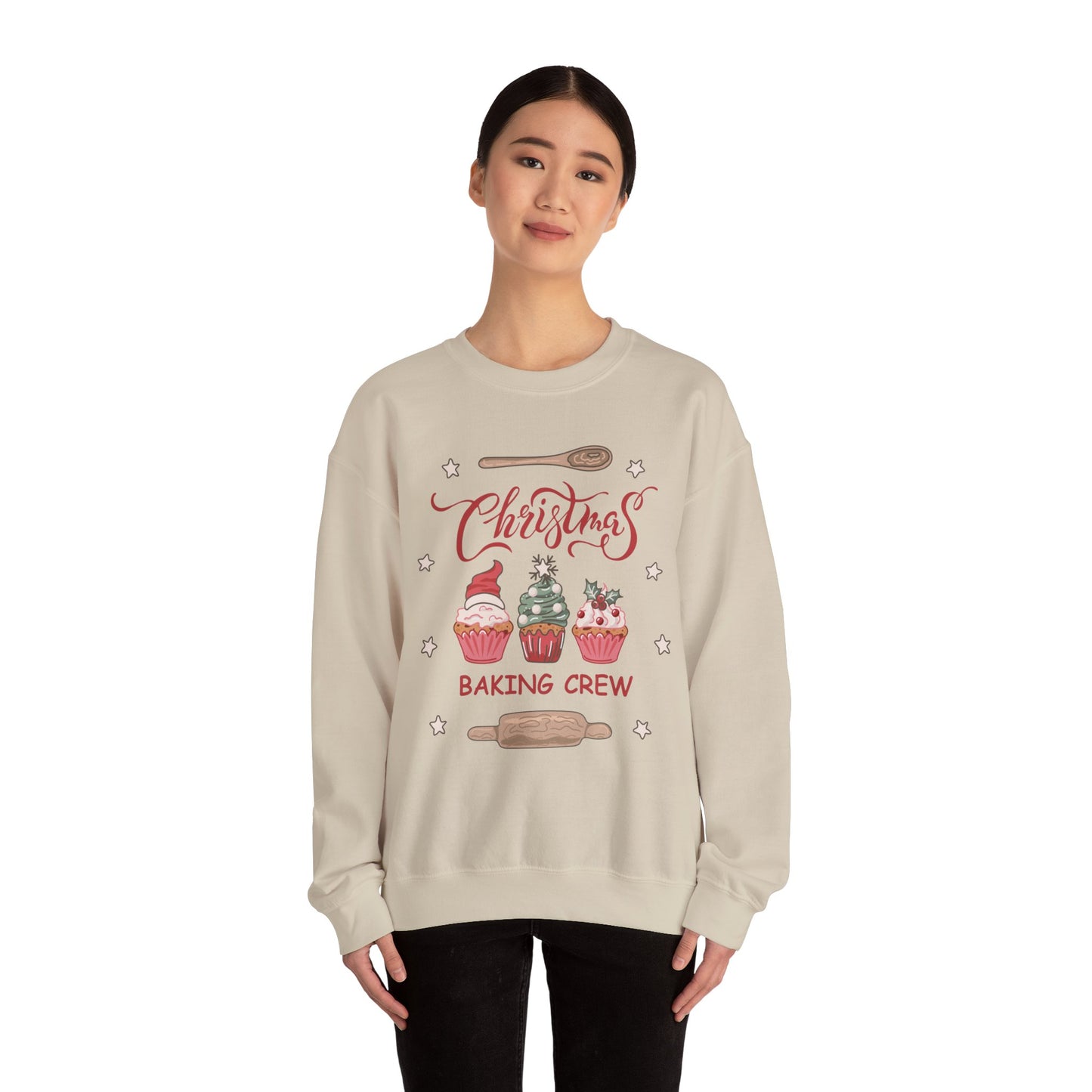 Christmas Baking Crew Sweatshirt, Family Christmas Baking Team Matching Sweater, Christmas Baking Christmas Shirts, Christmas Cookie Crew Sweatshirt Printify