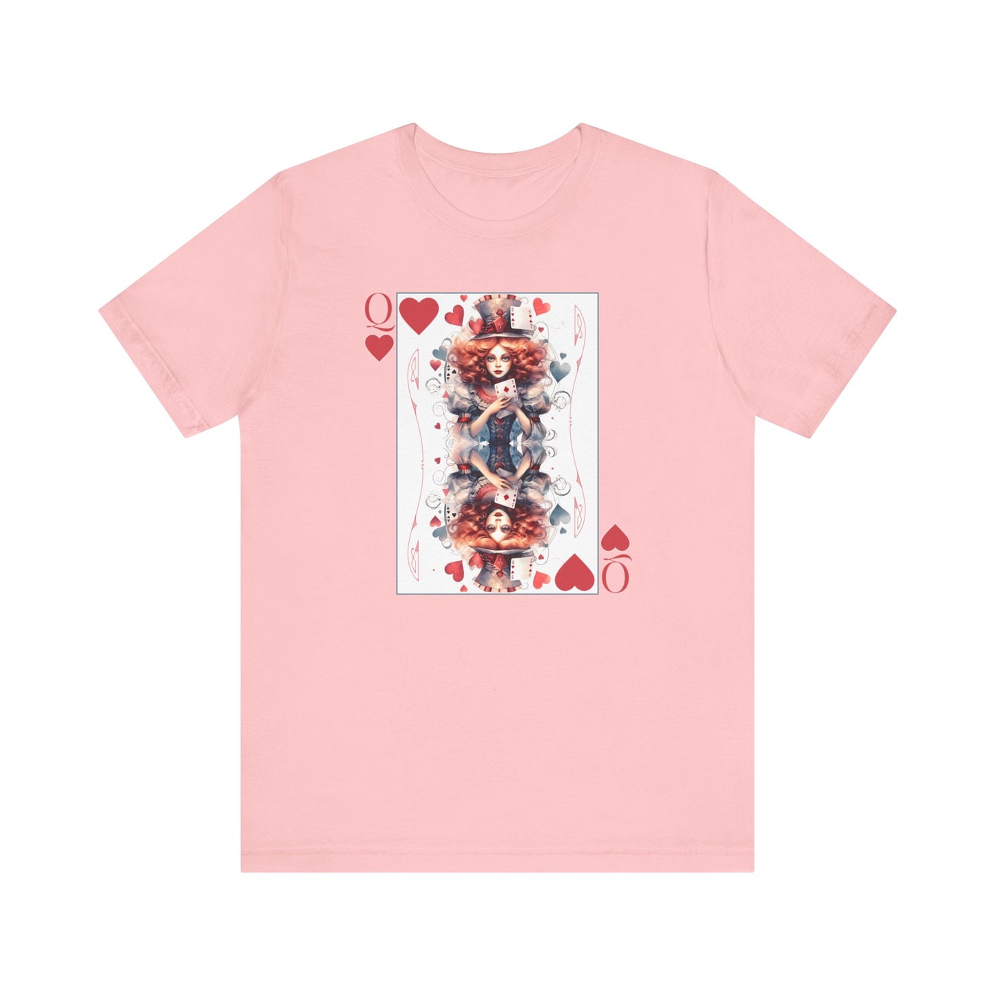 3001 Unisex Jersey Short Sleeve Tee Alice in Wonderland T-Shirt Printify Pink S