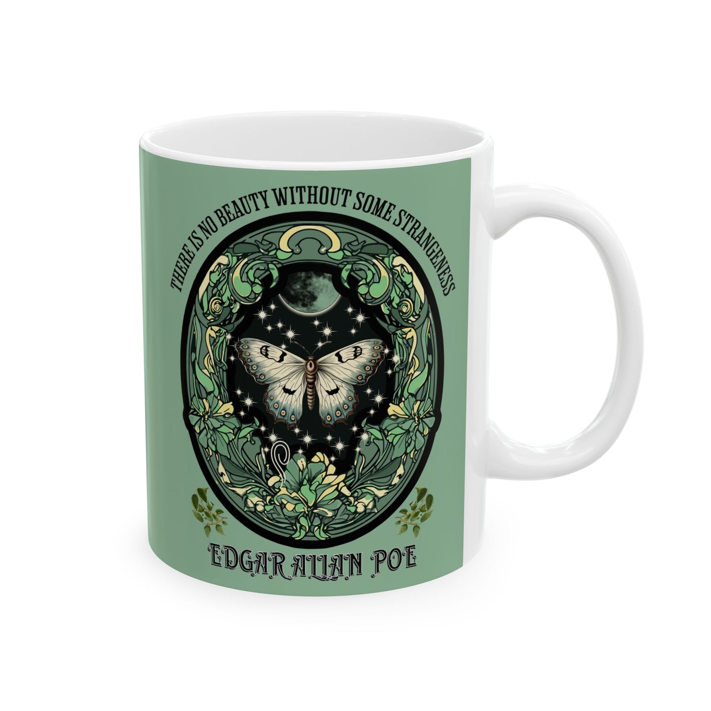 Edgar Allan Poe Coffee Mug Nevermore The Raven Coffee Cup Gift For Book Lover Reader Gifts For Gothic Dark Academia Bookish Birthday Gift Mug Printify