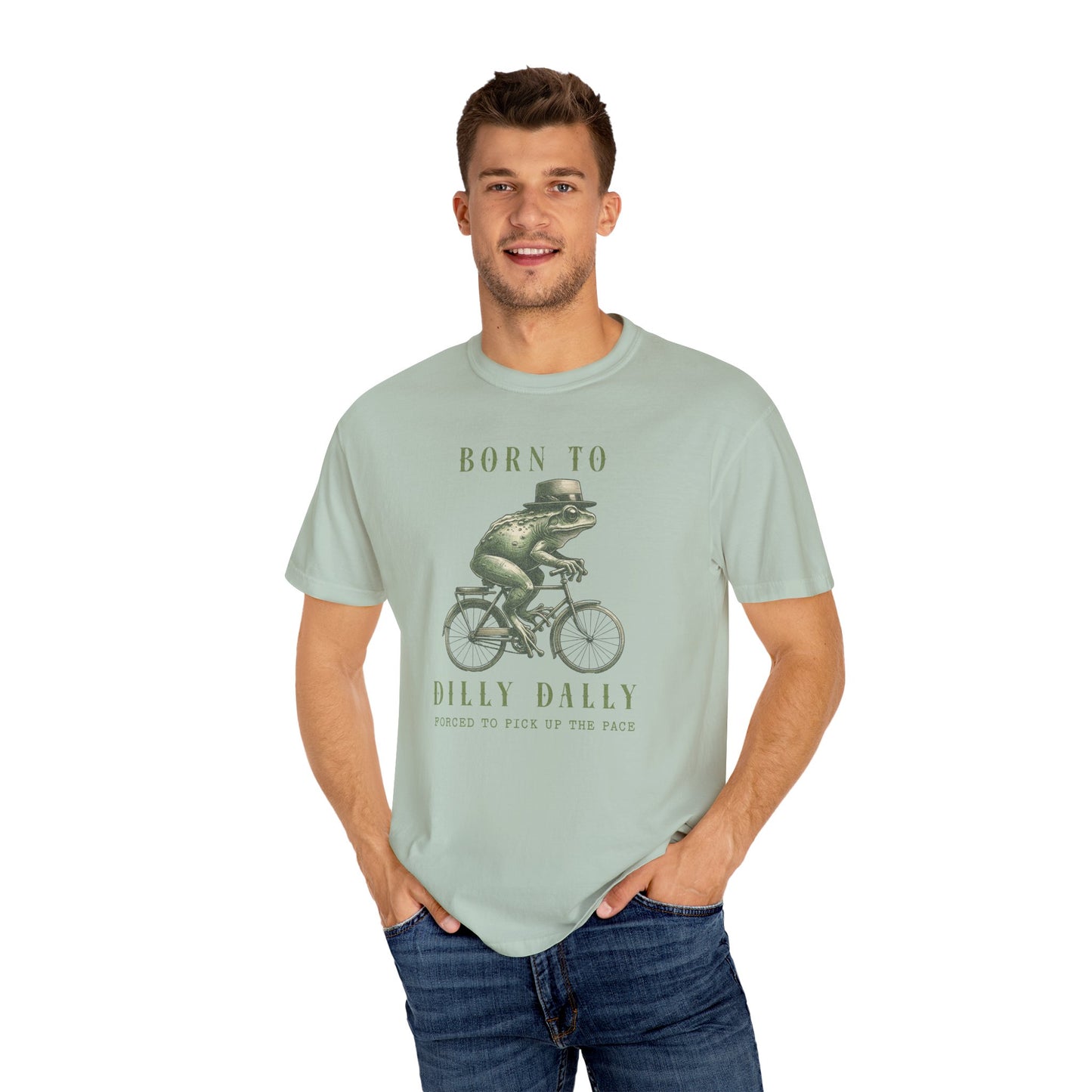 Dilly Dally Funny Frog T-Shirt Retro Froggy Meme Shirt Vintage Frog And Toad Aesthetic Frog Lover Gift For Her Birthday Viral Trendy Shirt T-Shirt Printify