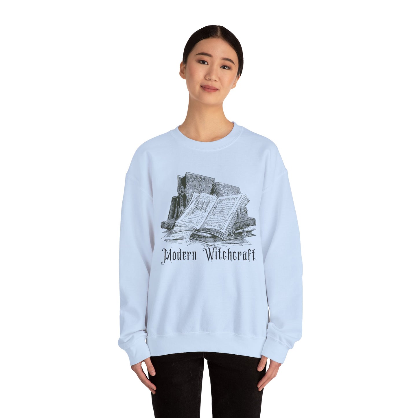 Halloween Vintage Witches Spell Books Sweatshirt, Spooky Season Sweater, Trick or Treating Shirt, Halloween Goth, Dark Academia Sweatshirt Sweatshirt Printify