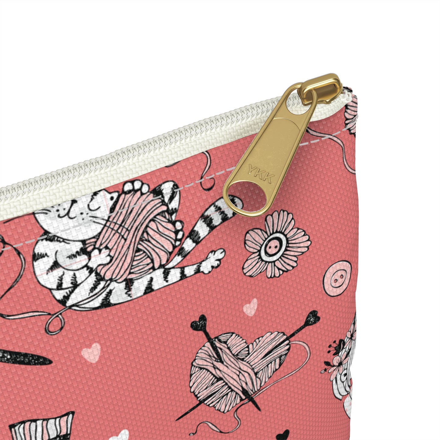 Crochet, Knitting or Crafting Accessory Pouch, Crochet Gift, Knitting Gift, Craft Organization or Storage Bag or Pouch. Bags Printify