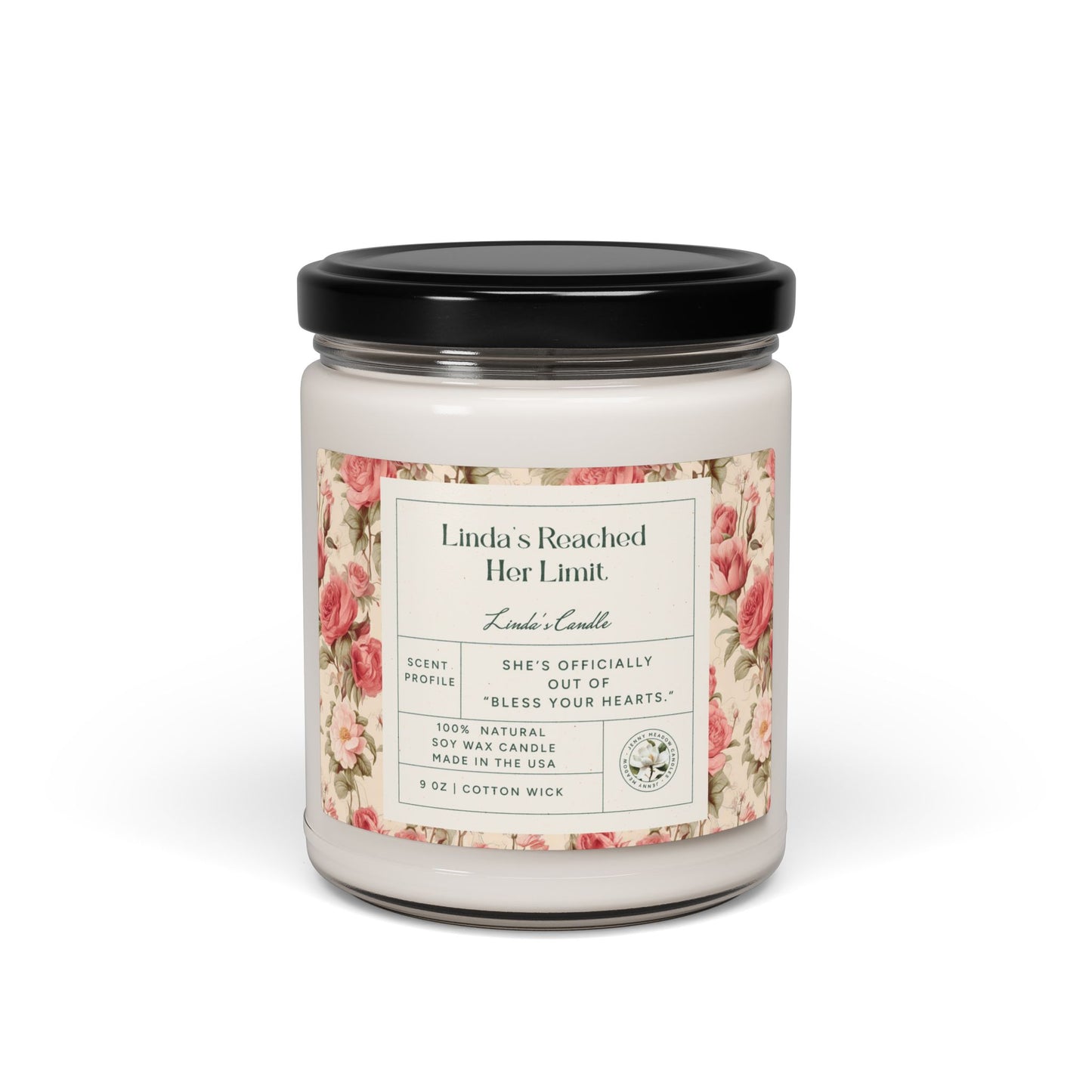 Personalized Soy Candle Funny Custom Name Candle Best Friend Gift For BFF Funny Gift For Sister SelfCare Gift For Birthday Or Christmas Home Decor Printify Coconut Cream + Cardamom 9oz