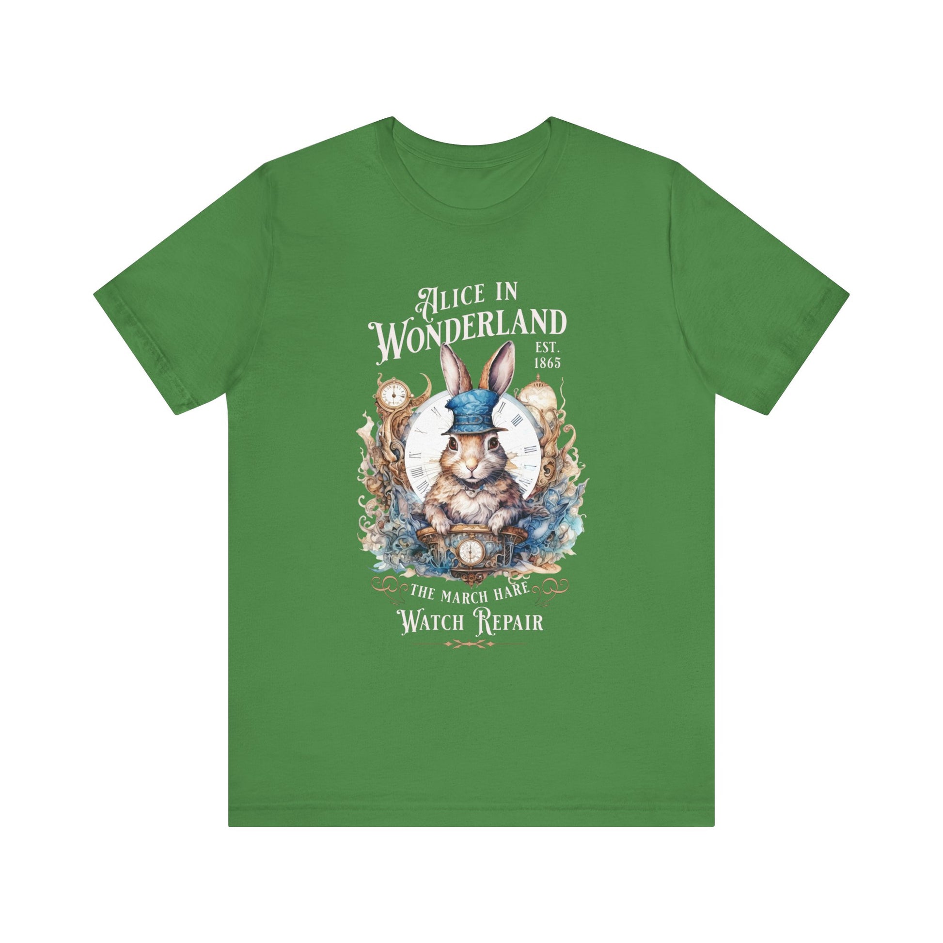 3001 Unisex Jersey Short Sleeve Tee Alice in Wonderland T-Shirt Printify Leaf S