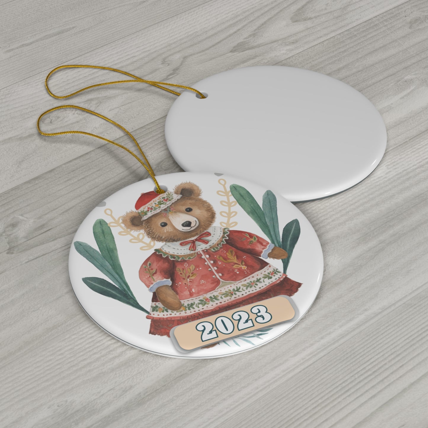 Christmas 2023 Ornament, Scandinavian, Swedish Decoration, Holiday Gift Idea, Heirloom Keepsake, Host Gift Exchange, Family Xmas Tree Bauble Home Decor Printify