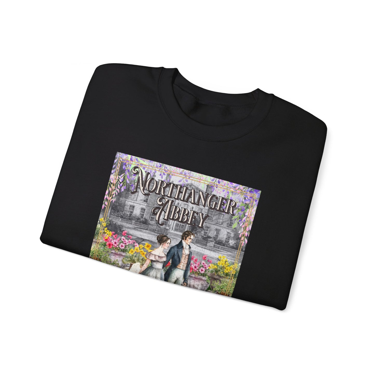 Jane Austen Sweatshirt, Northanger Abbey Historical Romance Sweater, Bookish Literary Jane Austen Fan Art Gift, Gift for Her, Bookclub Shirt Sweatshirt Printify