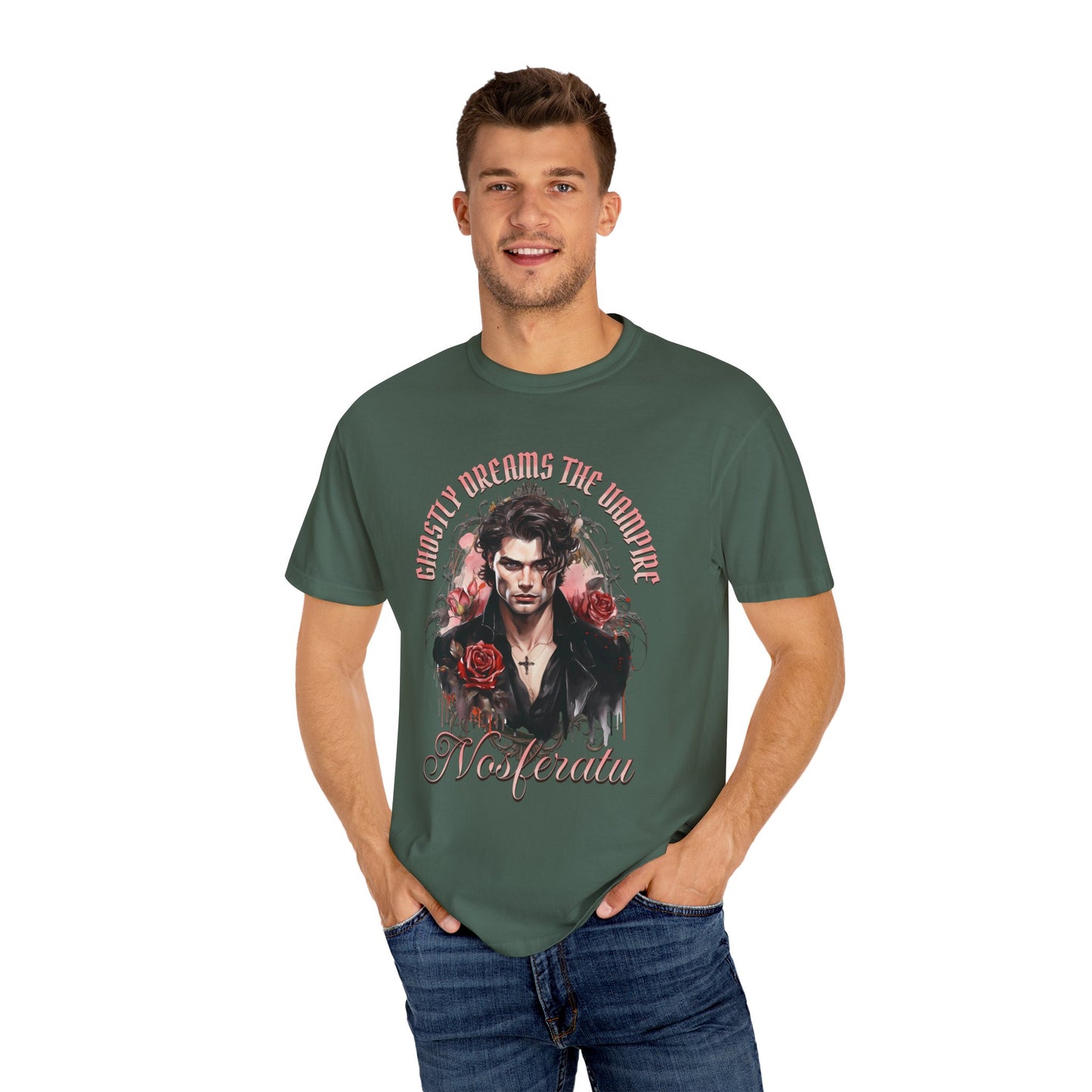 Vampire Nosferatu TShirt Dark Romance Gift For Vampire Lovers Mystic Falls Shirt Halloween Gift For Her Party Paranormal Romance Reader Gift T-Shirt Printify