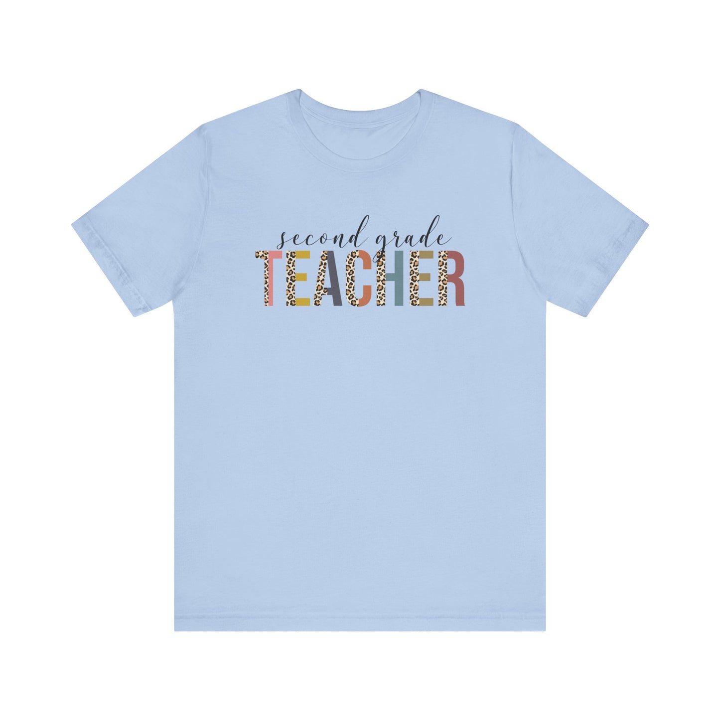 Cute Teacher TShirt Gift, Education Tee, Elementary School Teacher Appreciation, Funny Back To School Shirt, Teacher T-Shirt, Teacher Tee T-Shirt Printify Baby Blue XS