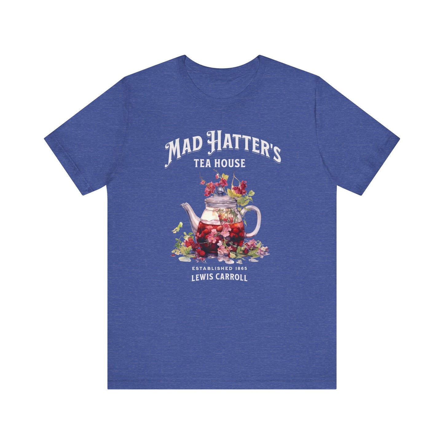 3001 Unisex Jersey Short Sleeve Tee Alice in Wonderland T-Shirt Printify Heather True Royal S