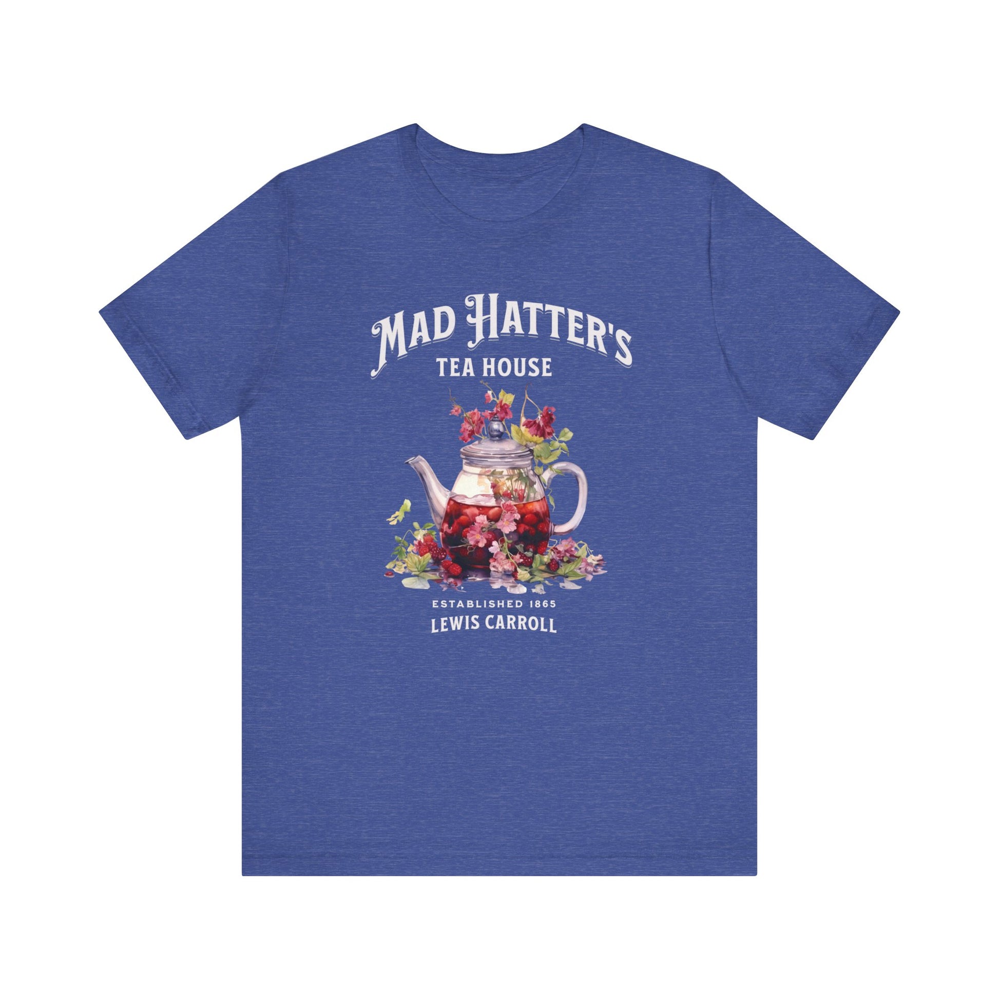 3001 Unisex Jersey Short Sleeve Tee Alice in Wonderland T-Shirt Printify Heather True Royal S