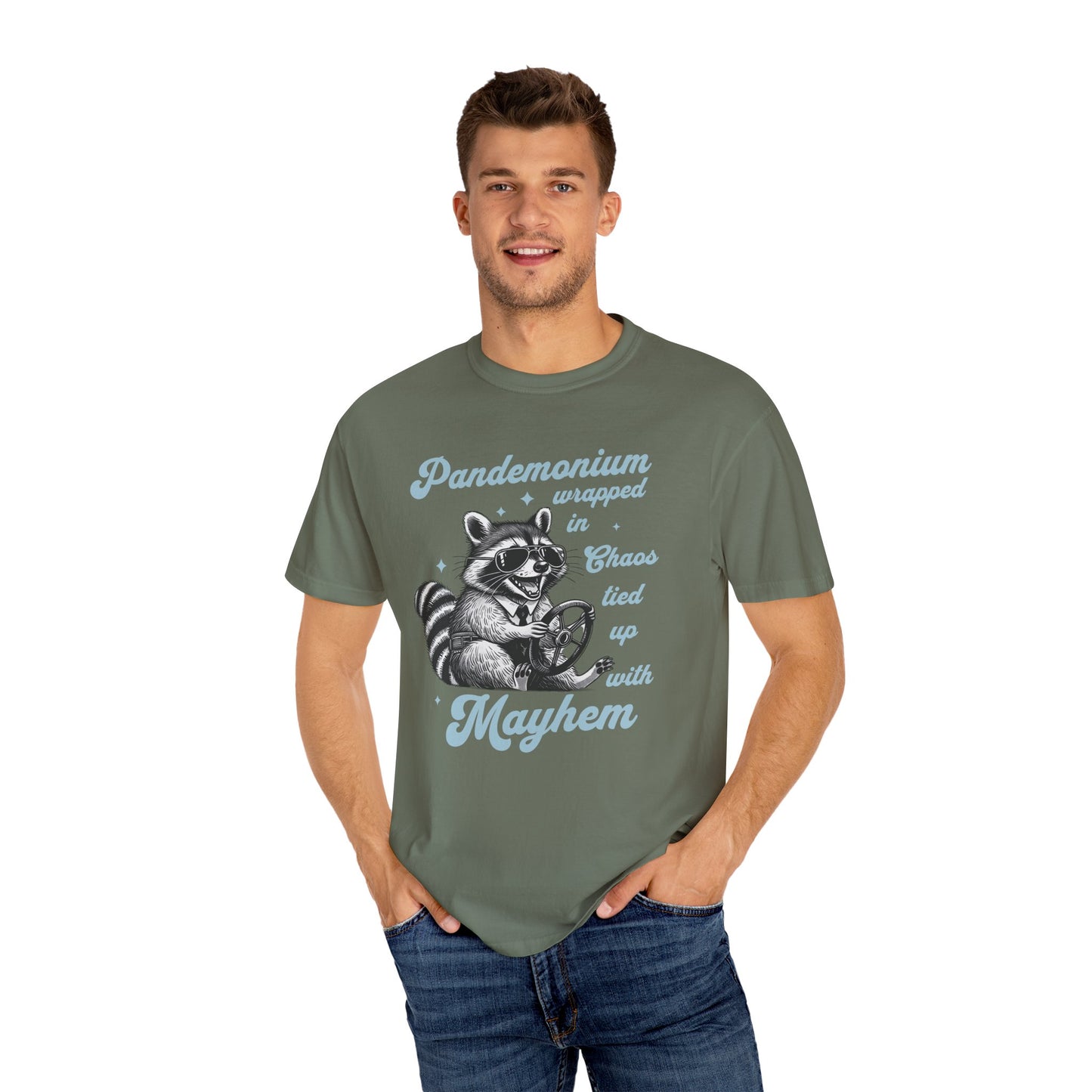 Retro Funny Sarcastic Racoon Lover T-Shirt Trash Panda Funny Animal Lover Shirt Unique Gift for Animal Lovers Viral Trendy Gift For Birthday T-Shirt Printify
