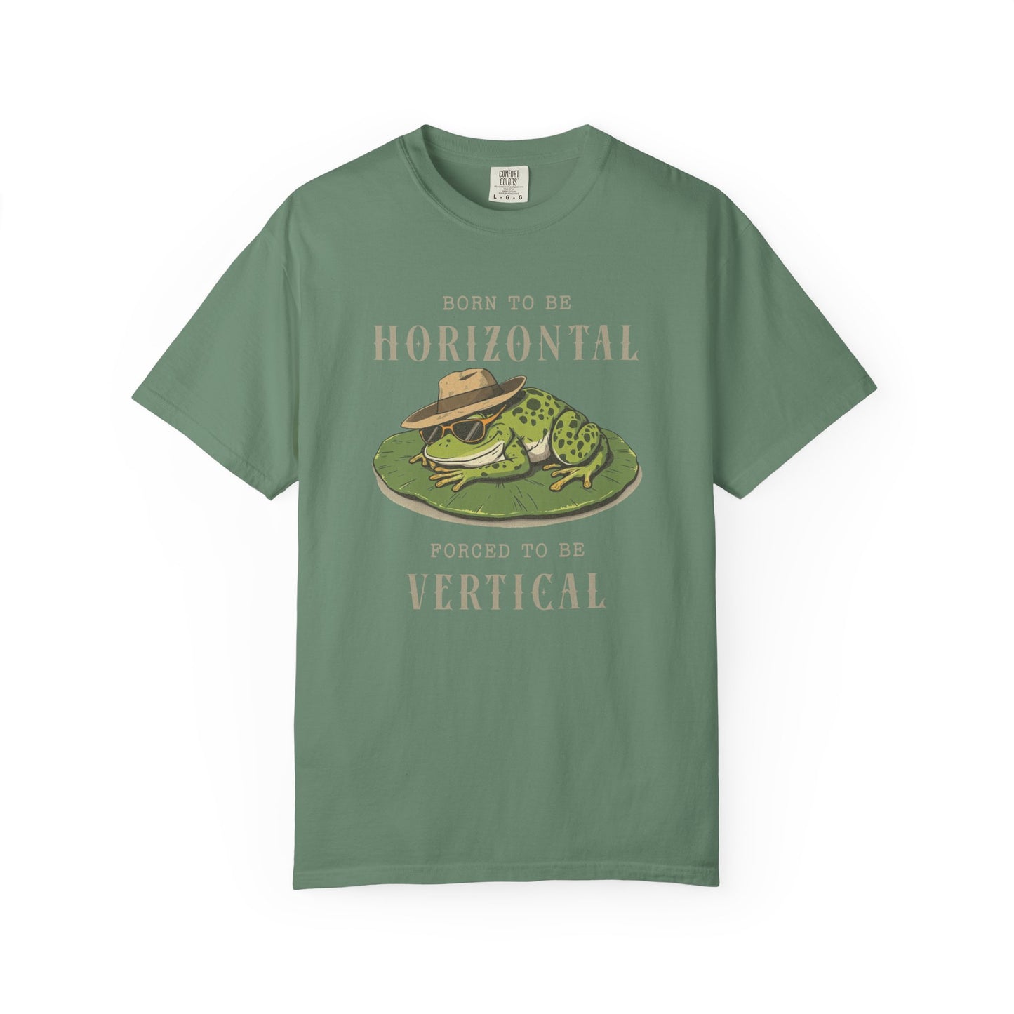 Funny Frog T-Shirt Retro Vibes Cute Froggy Meme Shirt Vintage Frog And Toad Aesthetic Frog Lover Gift For Her Birthday Viral Trendy Shirt T-Shirt Printify Light Green S
