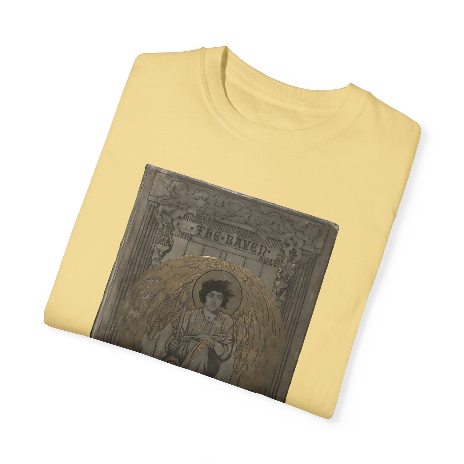 Edgar Allan Poe T-Shirt The Raven First Edition Gift For Poe Lovers Literary Shirt Nevermore Darkness There Gothic Whimsigoth Dark Academia T-Shirt Printify