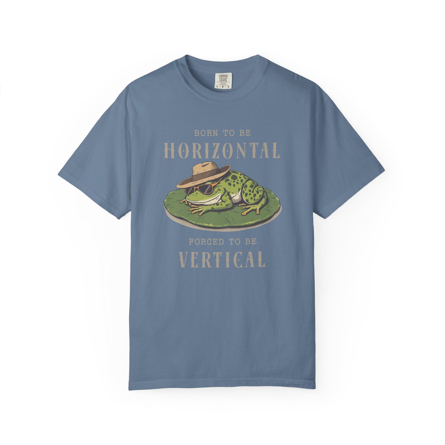 Funny Frog T-Shirt Retro Vibes Cute Froggy Meme Shirt Vintage Frog And Toad Aesthetic Frog Lover Gift For Her Birthday Viral Trendy Shirt T-Shirt Printify Blue Jean S