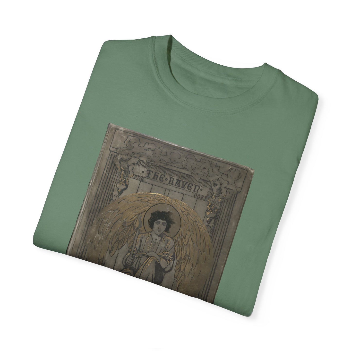 Edgar Allan Poe T-Shirt The Raven First Edition Gift For Poe Lovers Literary Shirt Nevermore Darkness There Gothic Whimsigoth Dark Academia T-Shirt Printify