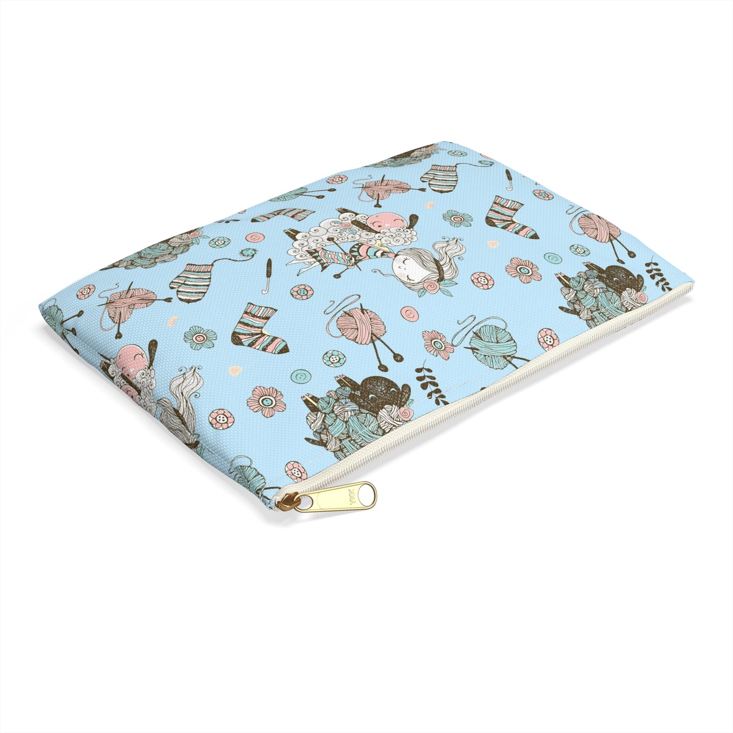 Crochet, Knitting or Crafting Accessory Pouch, Crochet Gift, Knitting Gift, Craft Organization or Storage Bag or Pouch. Bags Printify