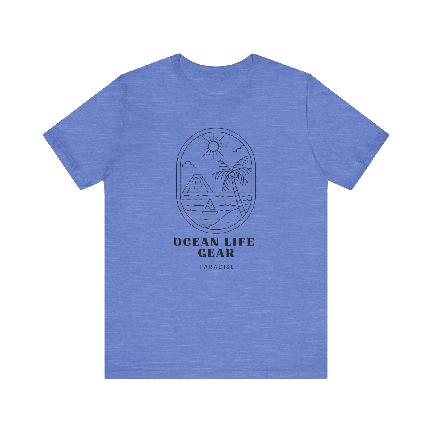 Scuba Diving Gift, Snorkel Tee, Scuba Diving Shirt, Scuba Diver Gift, Ocean Lover TShirt, Gifts For Snorkeler Scuba Divers, Ocean Life Gear T-Shirt Printify Heather Columbia Blue XS