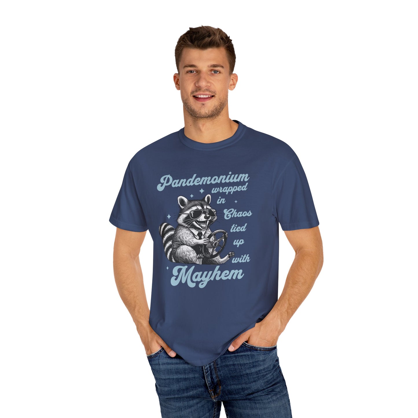 Retro Funny Sarcastic Racoon Lover T-Shirt Trash Panda Funny Animal Lover Shirt Unique Gift for Animal Lovers Viral Trendy Gift For Birthday