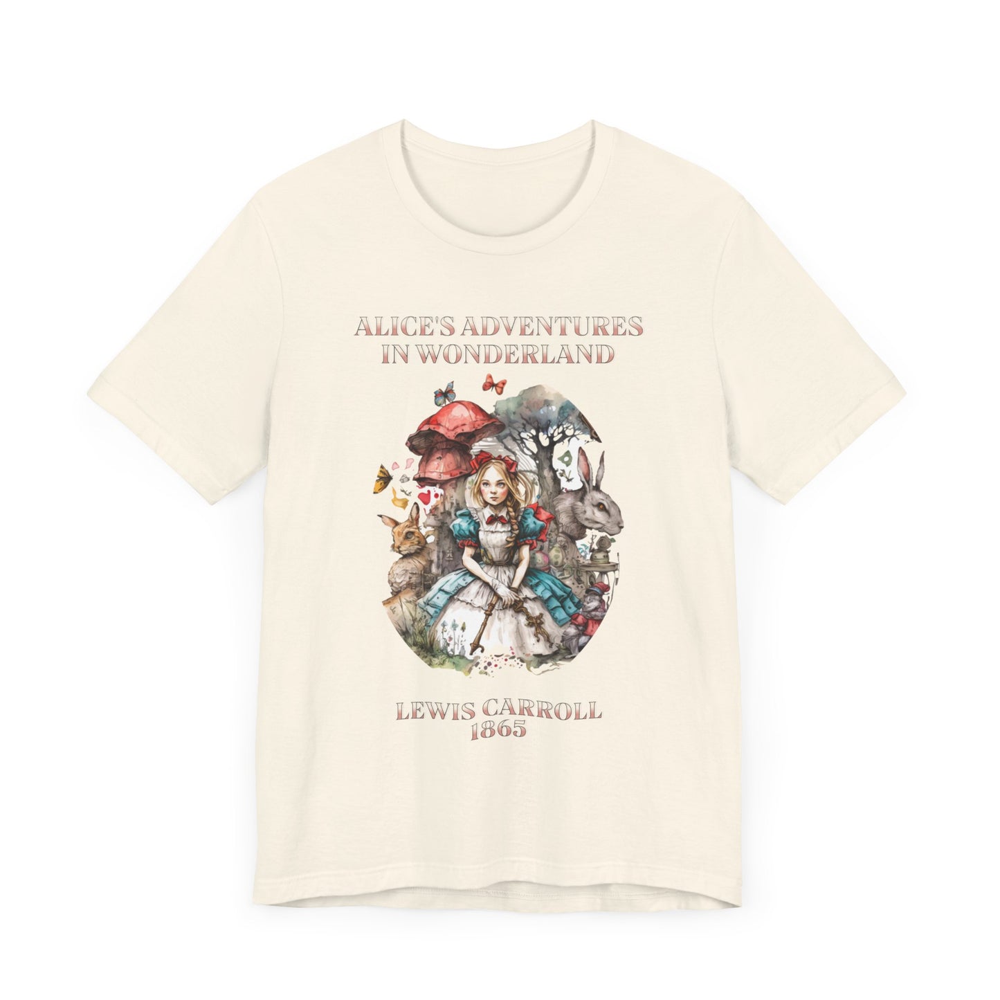 Unisex Jersey Short Sleeve Tee Alice in Wonderland T-Shirt Printify