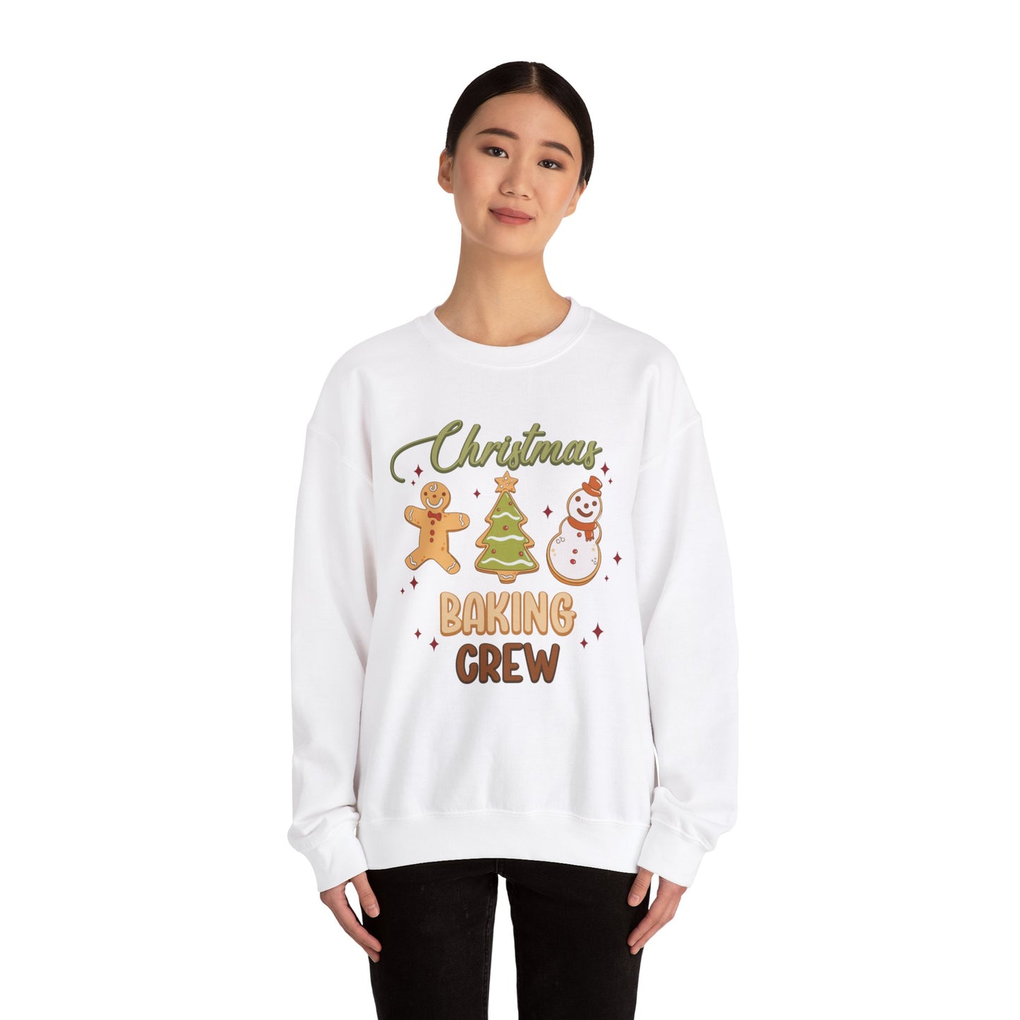 Christmas Baking Crew Sweatshirt, Christmas Baking Team Matching Sweater, Christmas Baking Women's Christmas Shirts, Christmas Cookie Crew Sweatshirt Printify