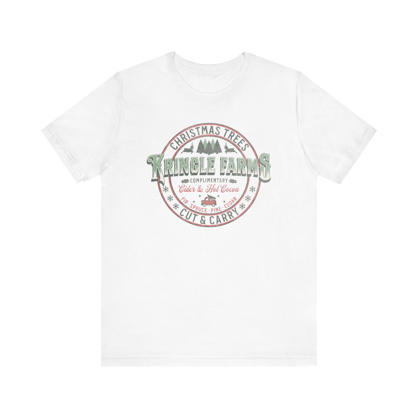 Christmas Tree Farm Shirt, Family Holiday Tradition Tree Cutting Shirt, Family Christmas Vacation Shirts, Christmas Tree Decorating Shirts T-Shirt Printify White XS