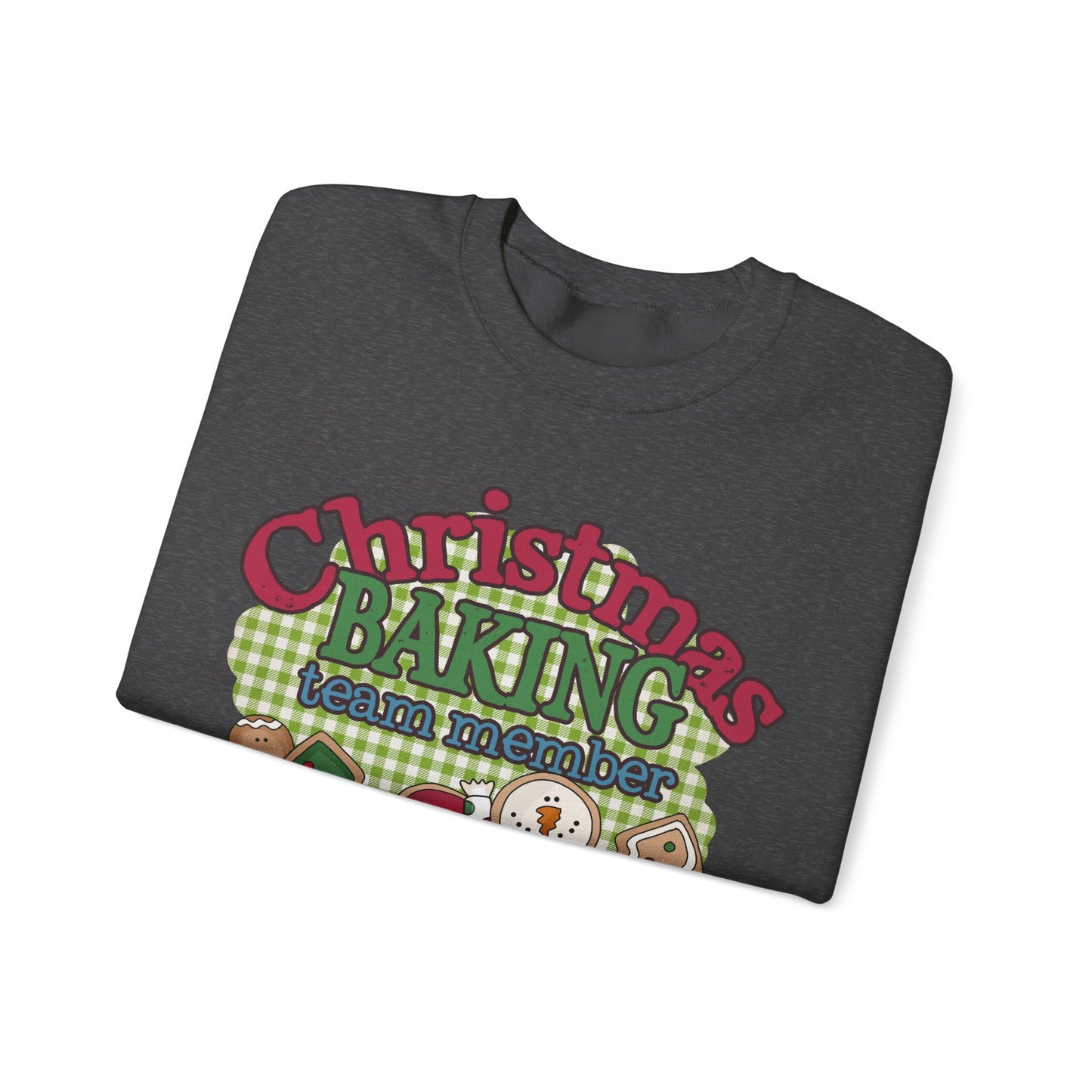Christmas Baking Team Sweatshirt, Christmas Baking Crew Matching Sweater, Christmas Baking Women's Christmas Shirts, Christmas Cookie Crew Sweatshirt Printify