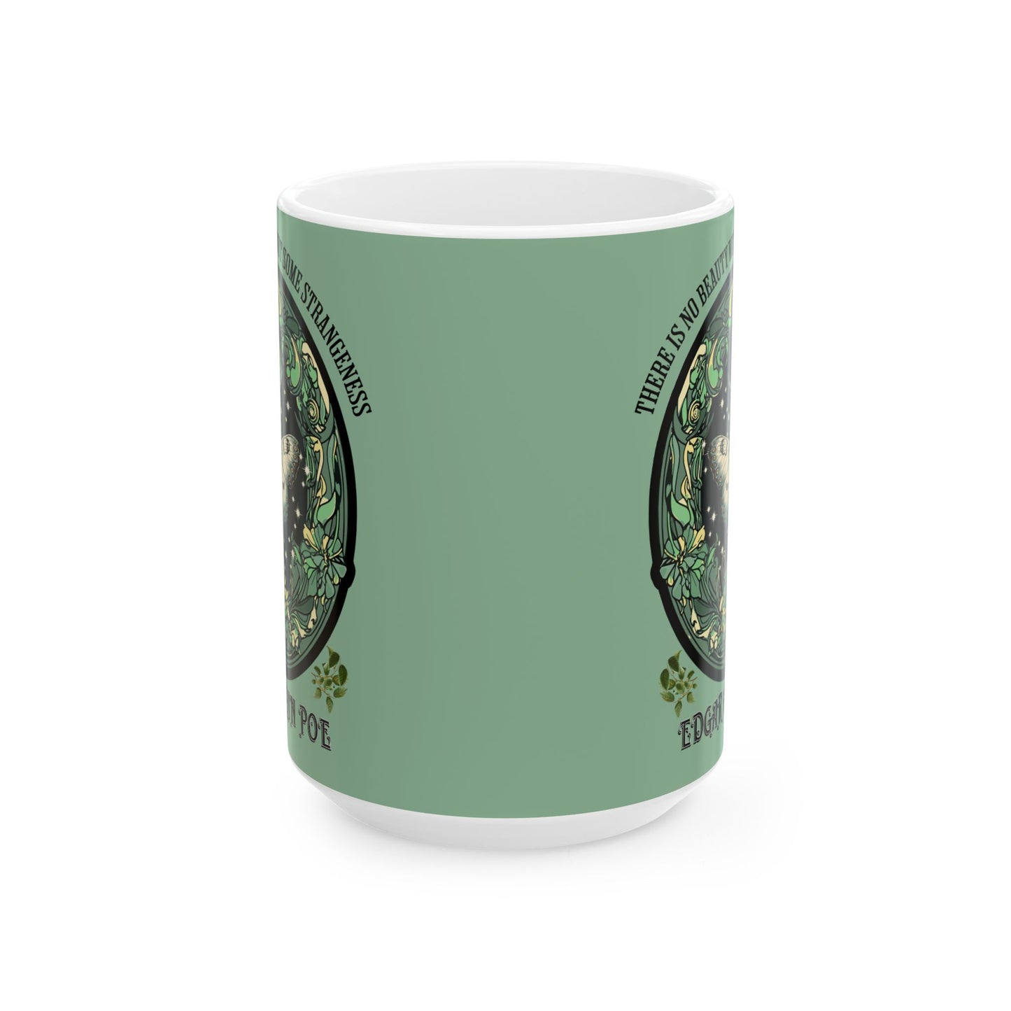 Edgar Allan Poe Coffee Mug Nevermore The Raven Coffee Cup Gift For Book Lover Reader Gifts For Gothic Dark Academia Bookish Birthday Gift Mug Printify 15oz