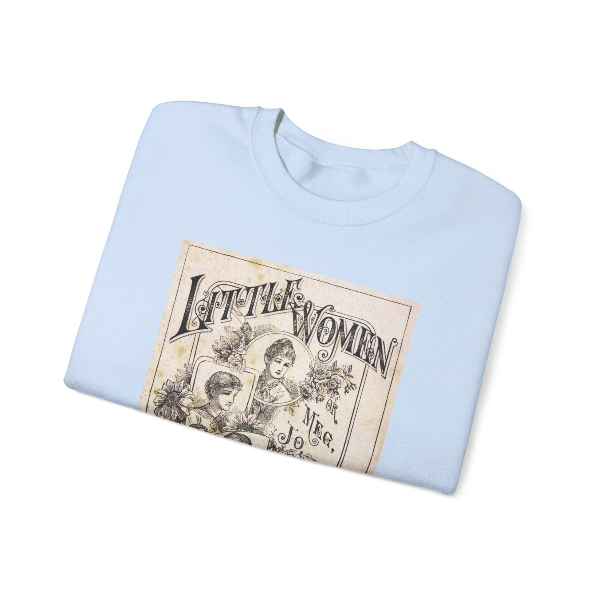 Little Women Sweatshirt, Louisa May Alcott Historical Romance Sweater, Bookish Literary Fan Art Gift, Gift for Her, Bookclub Crewneck Shirt Sweatshirt Printify