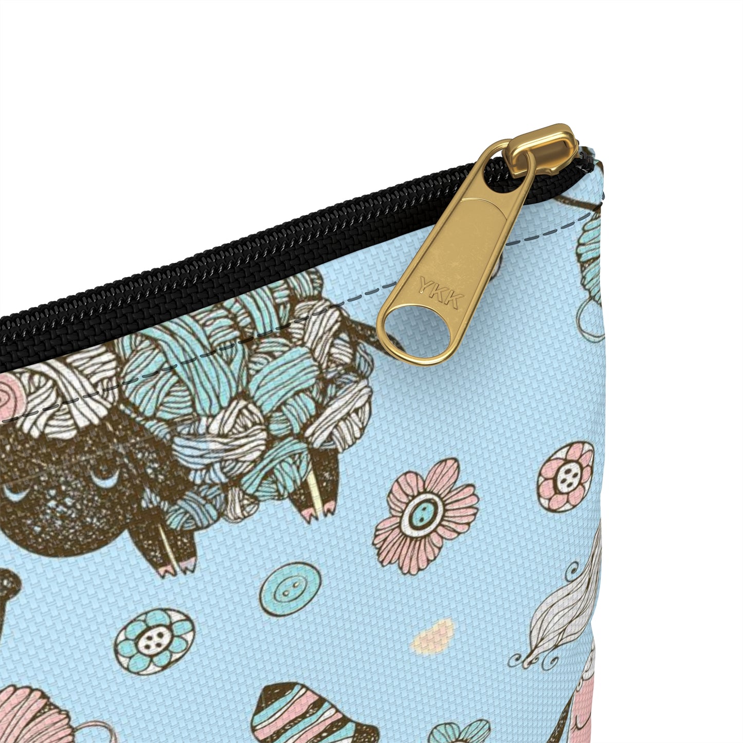 Crochet, Knitting or Crafting Accessory Pouch, Crochet Gift, Knitting Gift, Craft Organization or Storage Bag or Pouch. Bags Printify